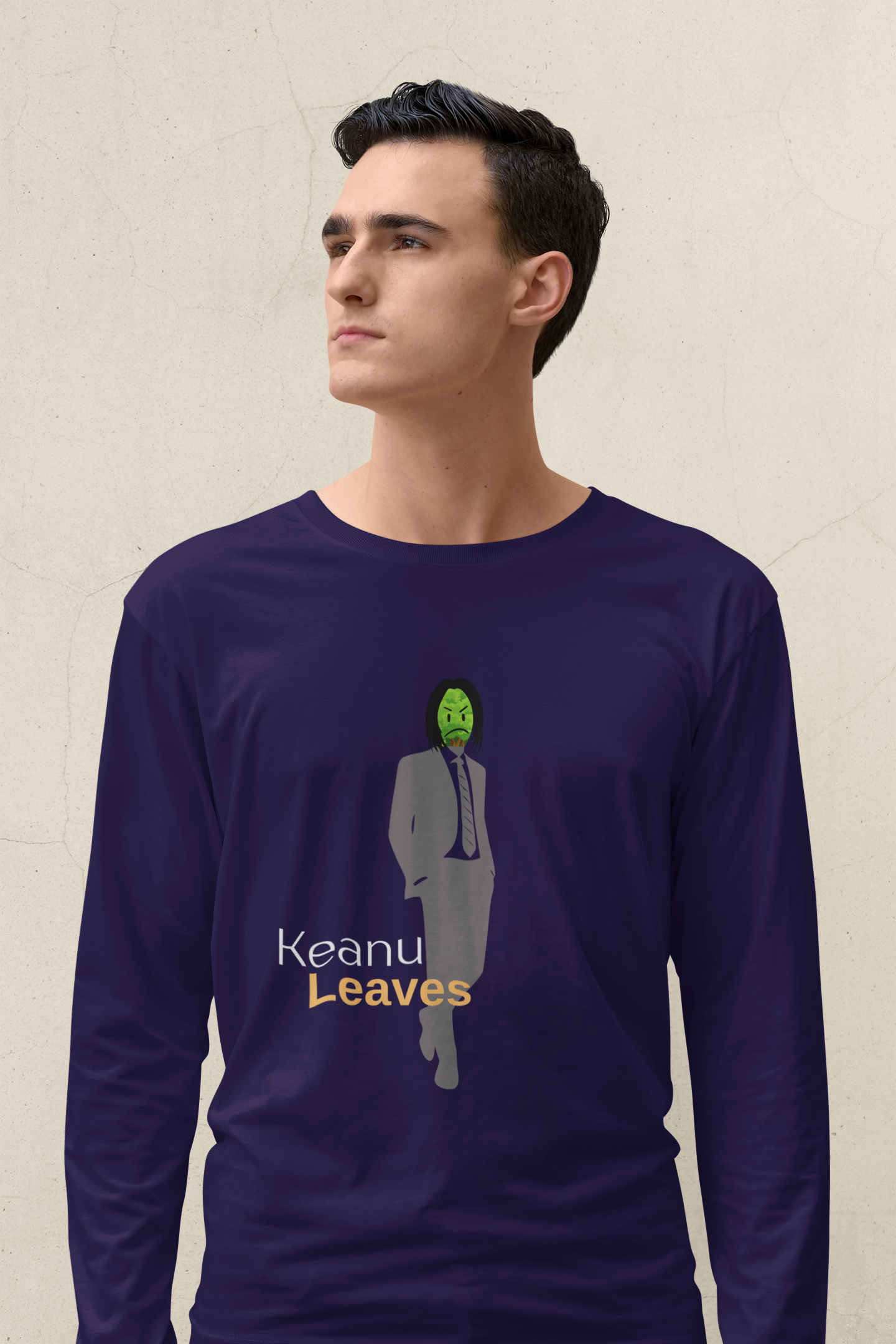 Keanu Leaves Long Sleeve T-shirt