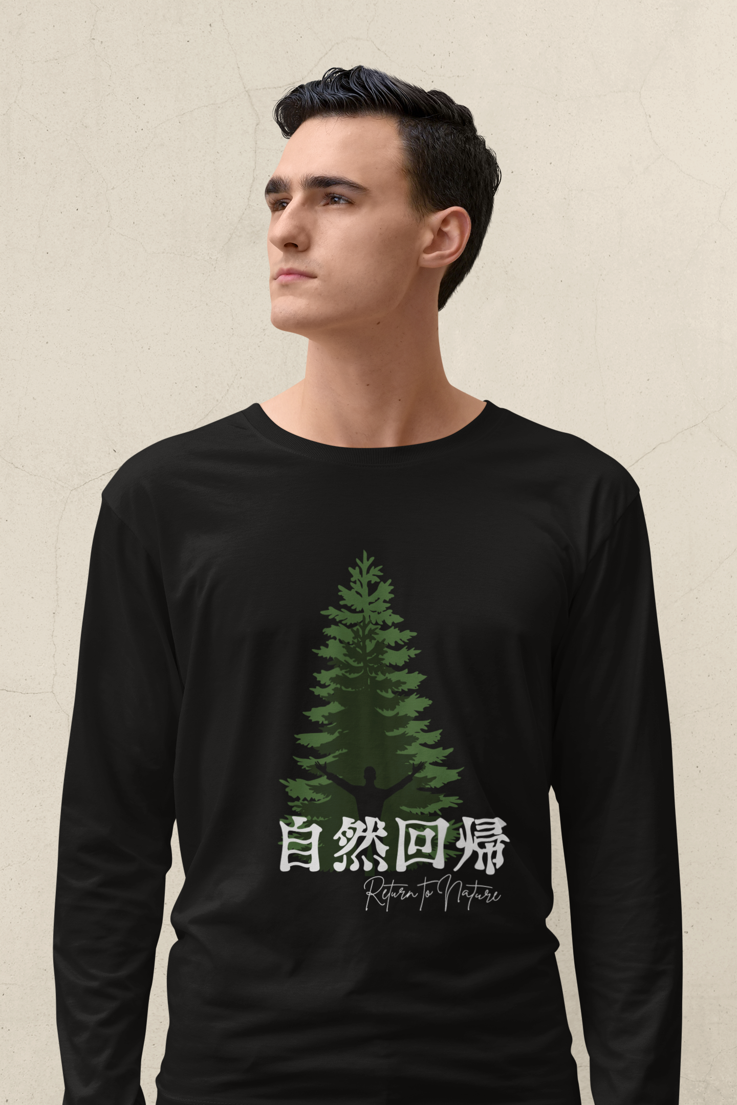 自然回帰 Return to Nature Long Sleeve T-shirt
