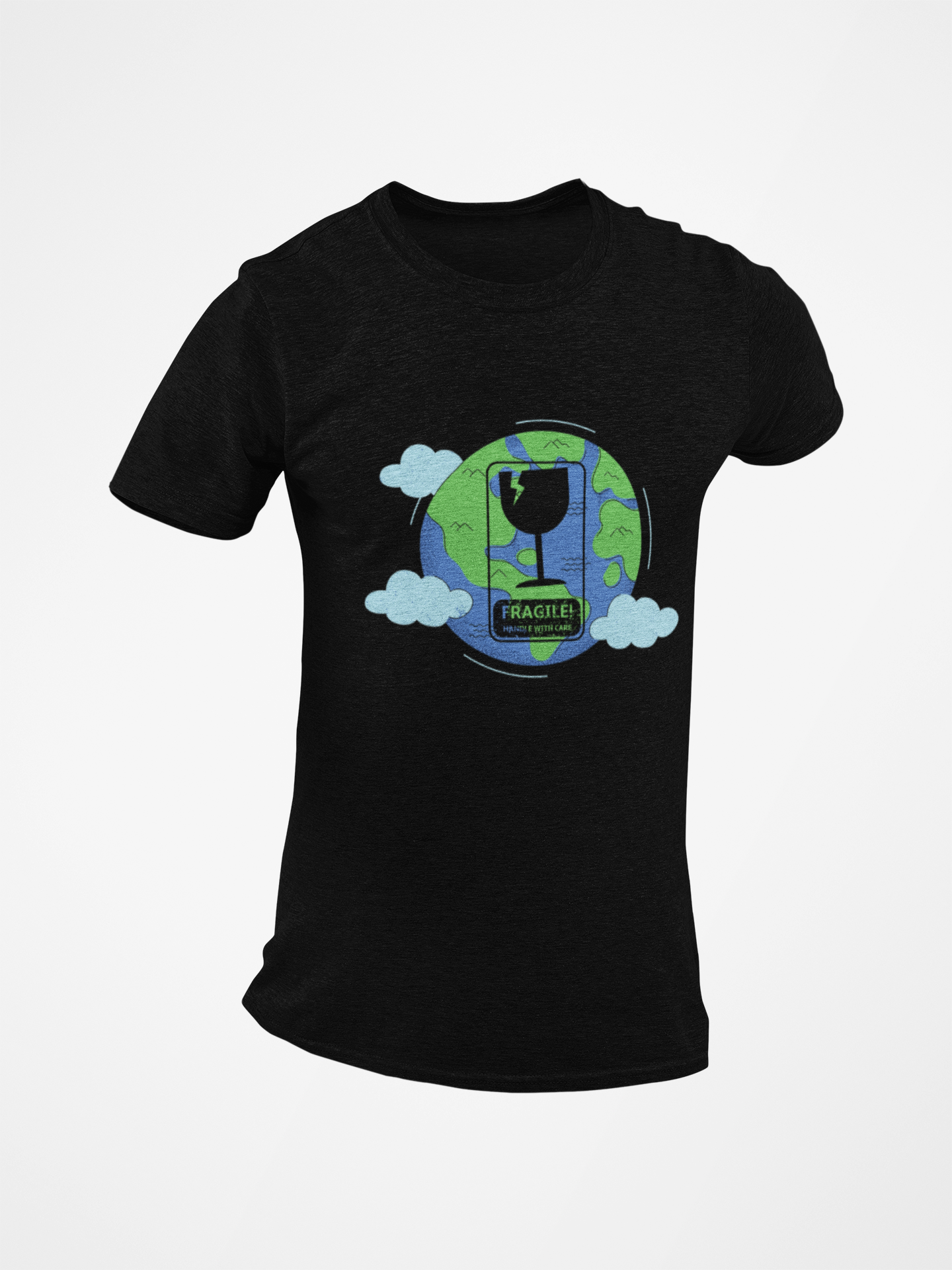 Earth, Handle With Care Short Sleeve T-shirt