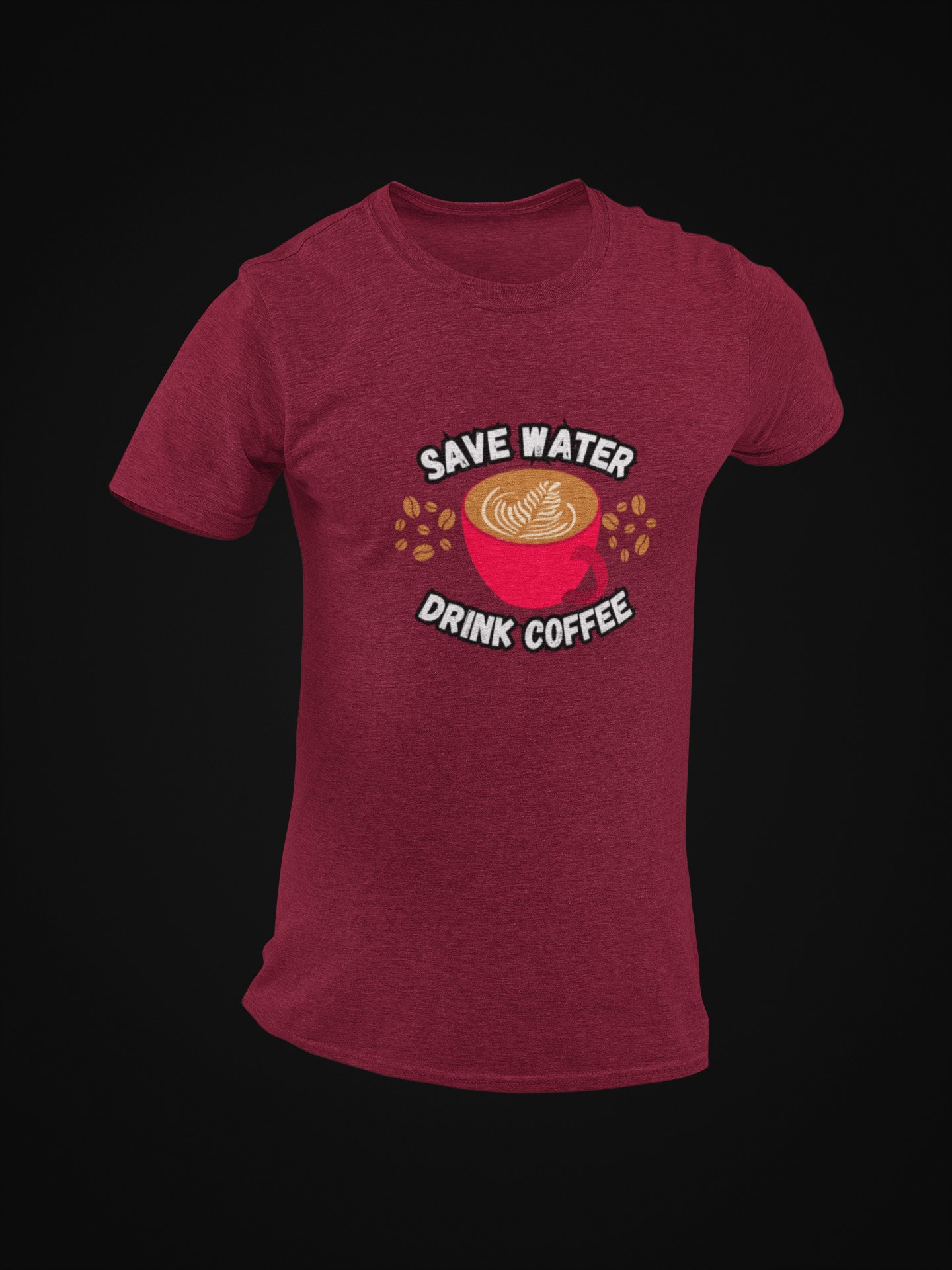 Save Water Drink Coffee Short Sleeve T-shirt