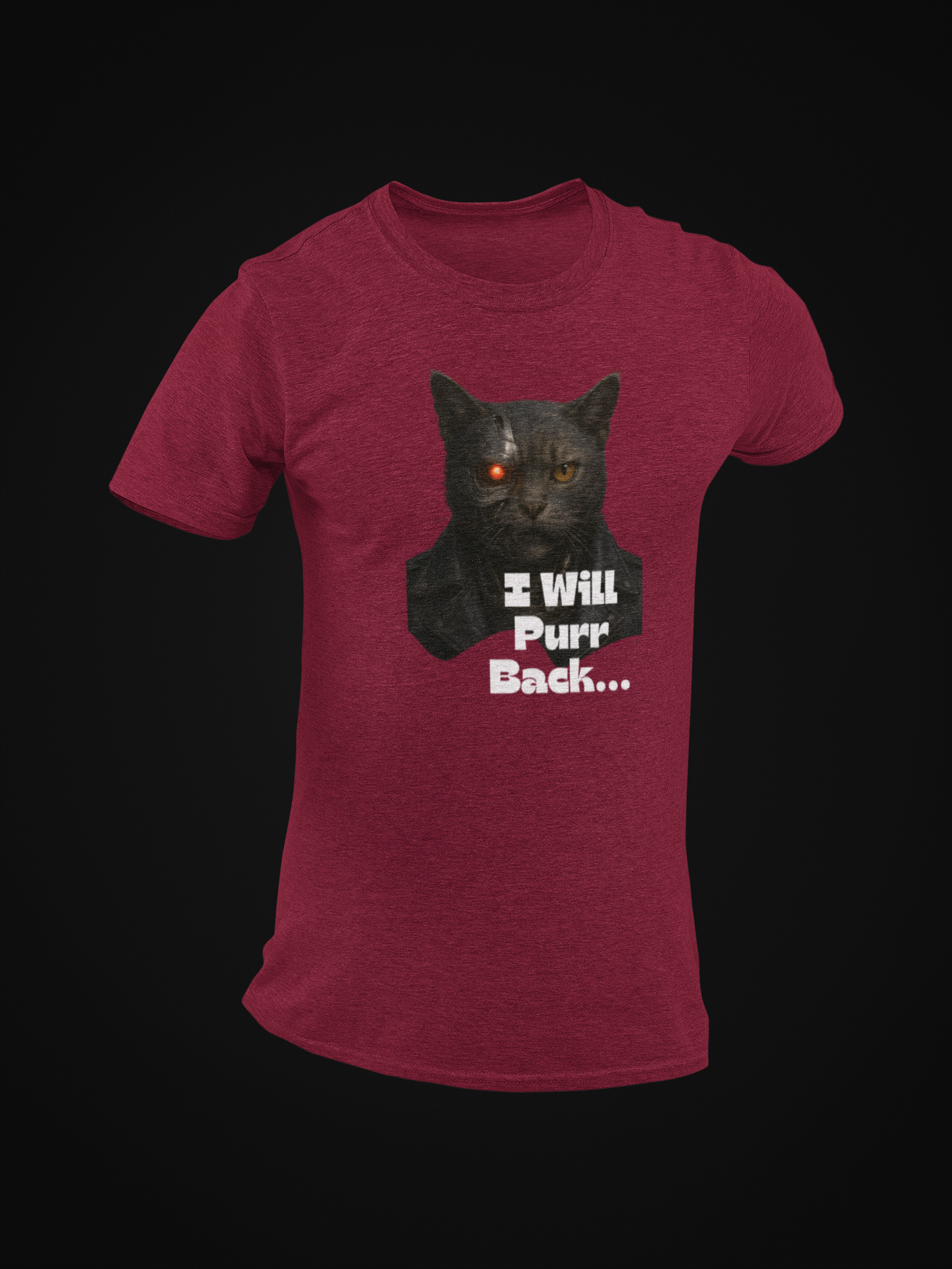 I Will Purr Back Short Sleeve T-shirt