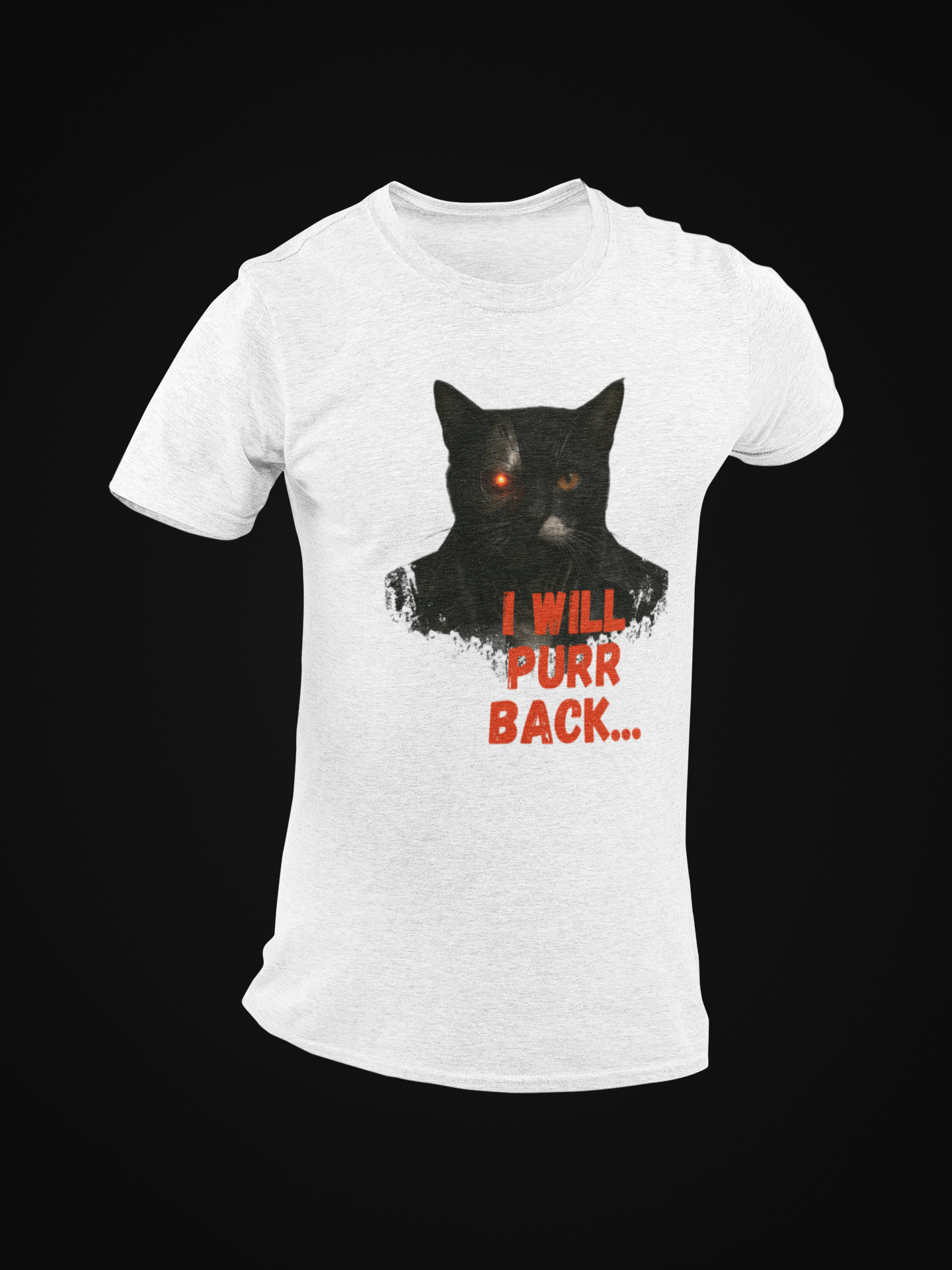 I Will Purr Back Short Sleeve T-shirt