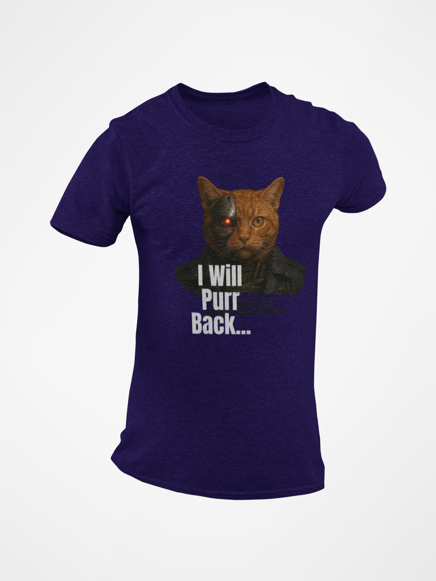 I Will Purr Back Short Sleeve T-shirt