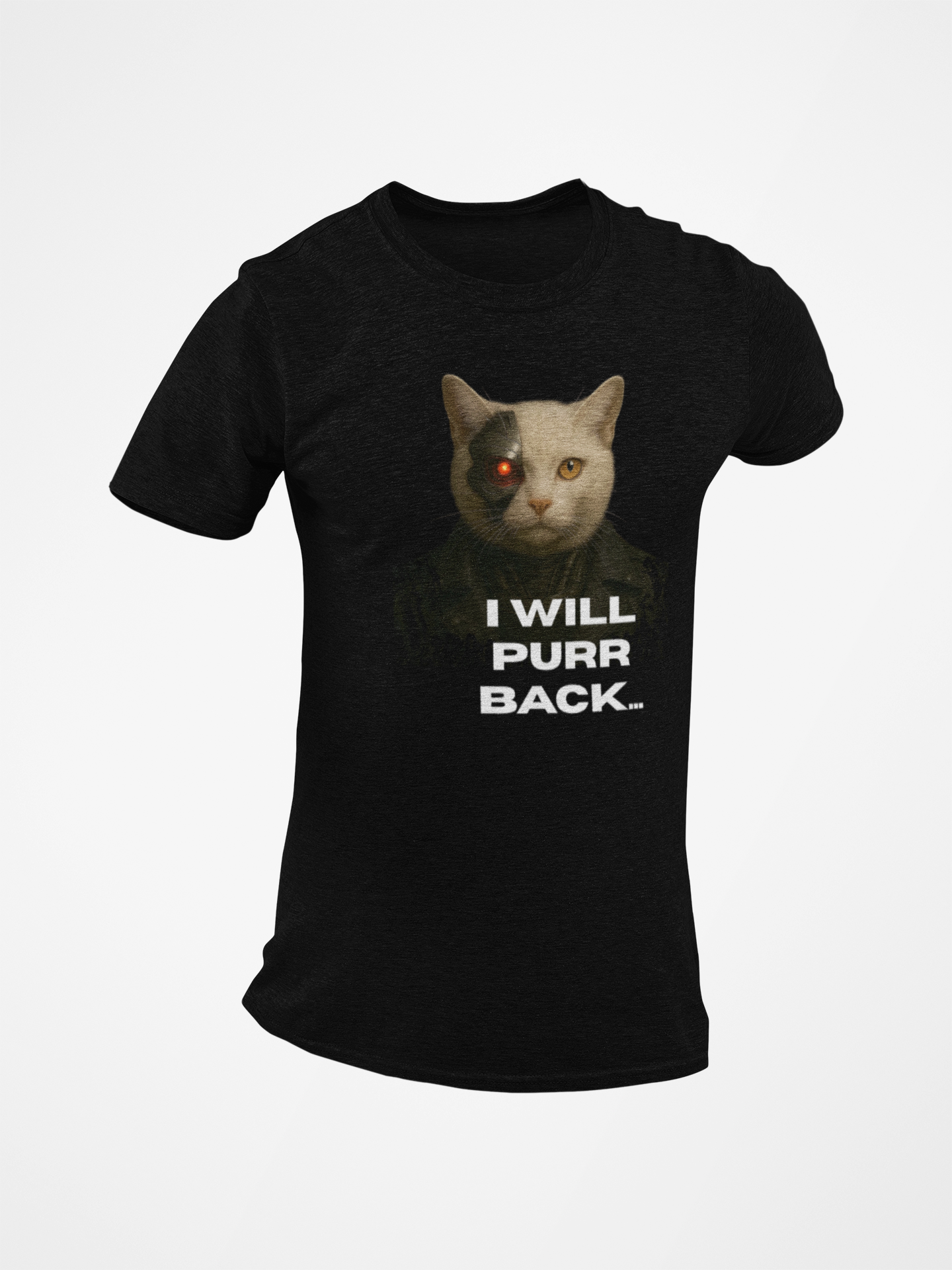 I Will Purr Back Short Sleeve T-shirt