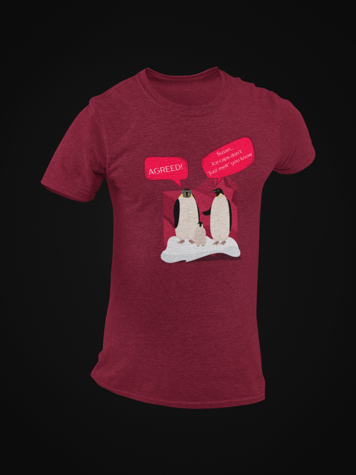 Ice Caps Don't Just Melt Short Sleeve T-shirt