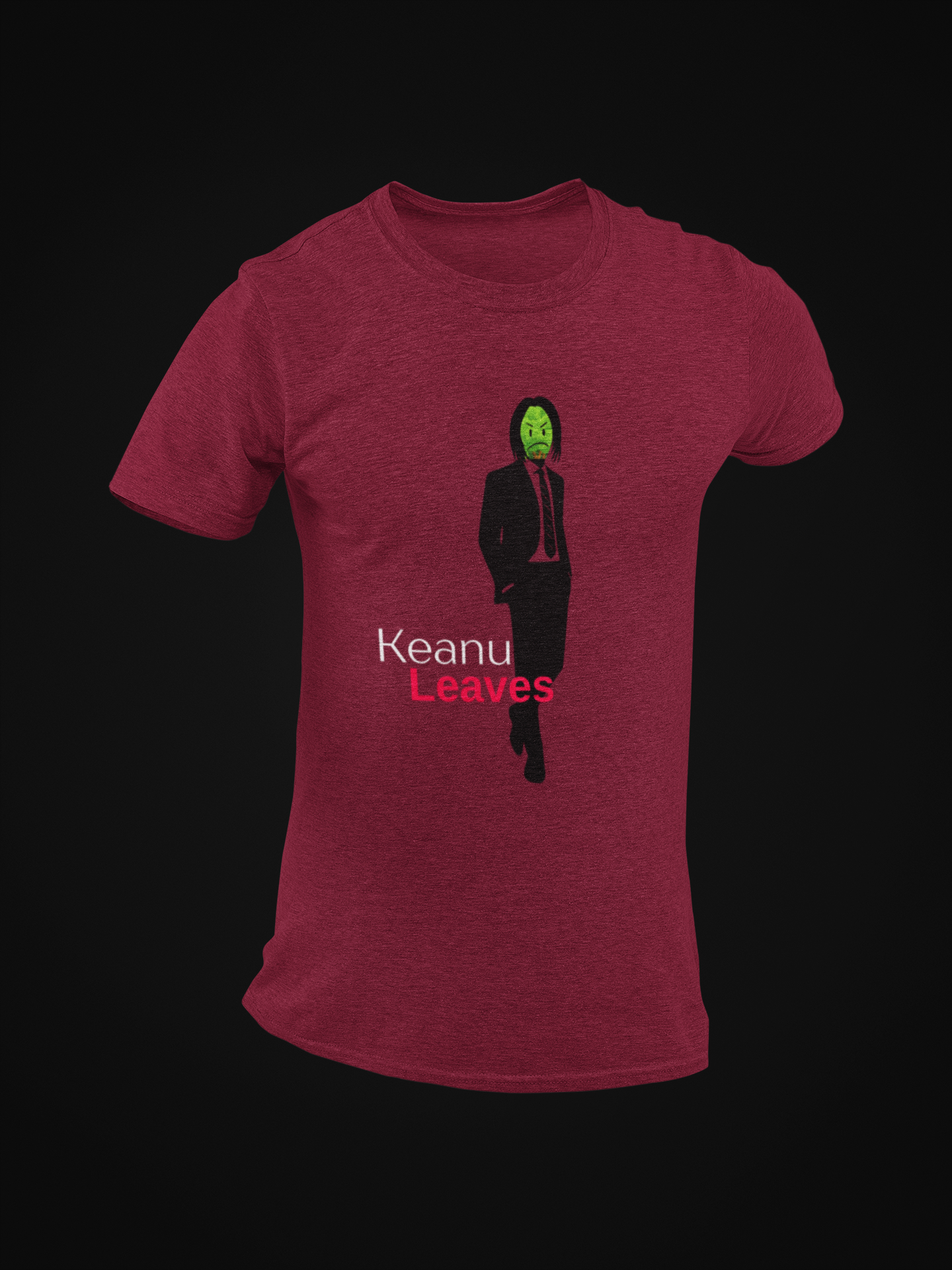 Keanu Leaves Short Sleeve T-shirt