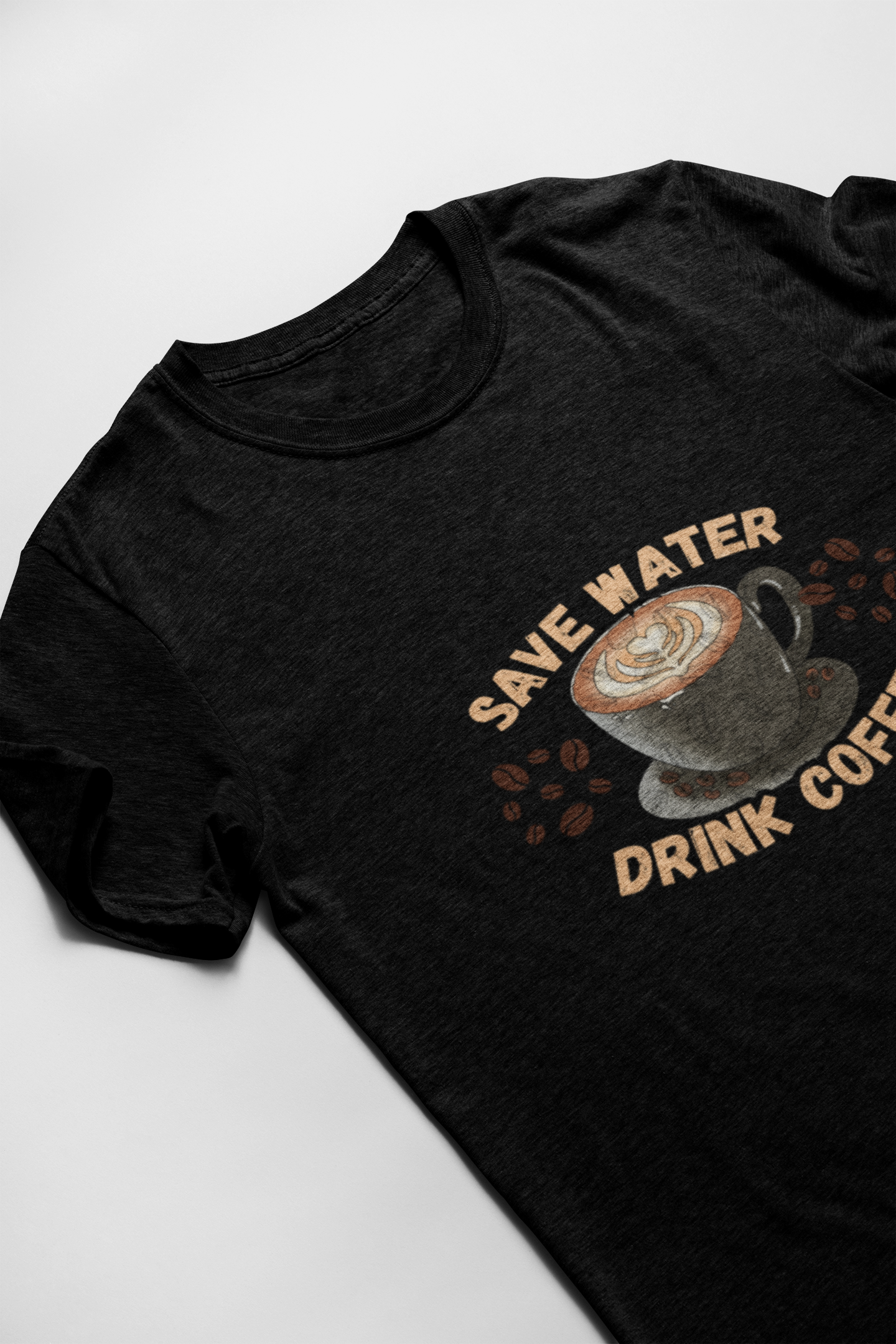 Save Water Drink Coffee Short Sleeve T-shirt