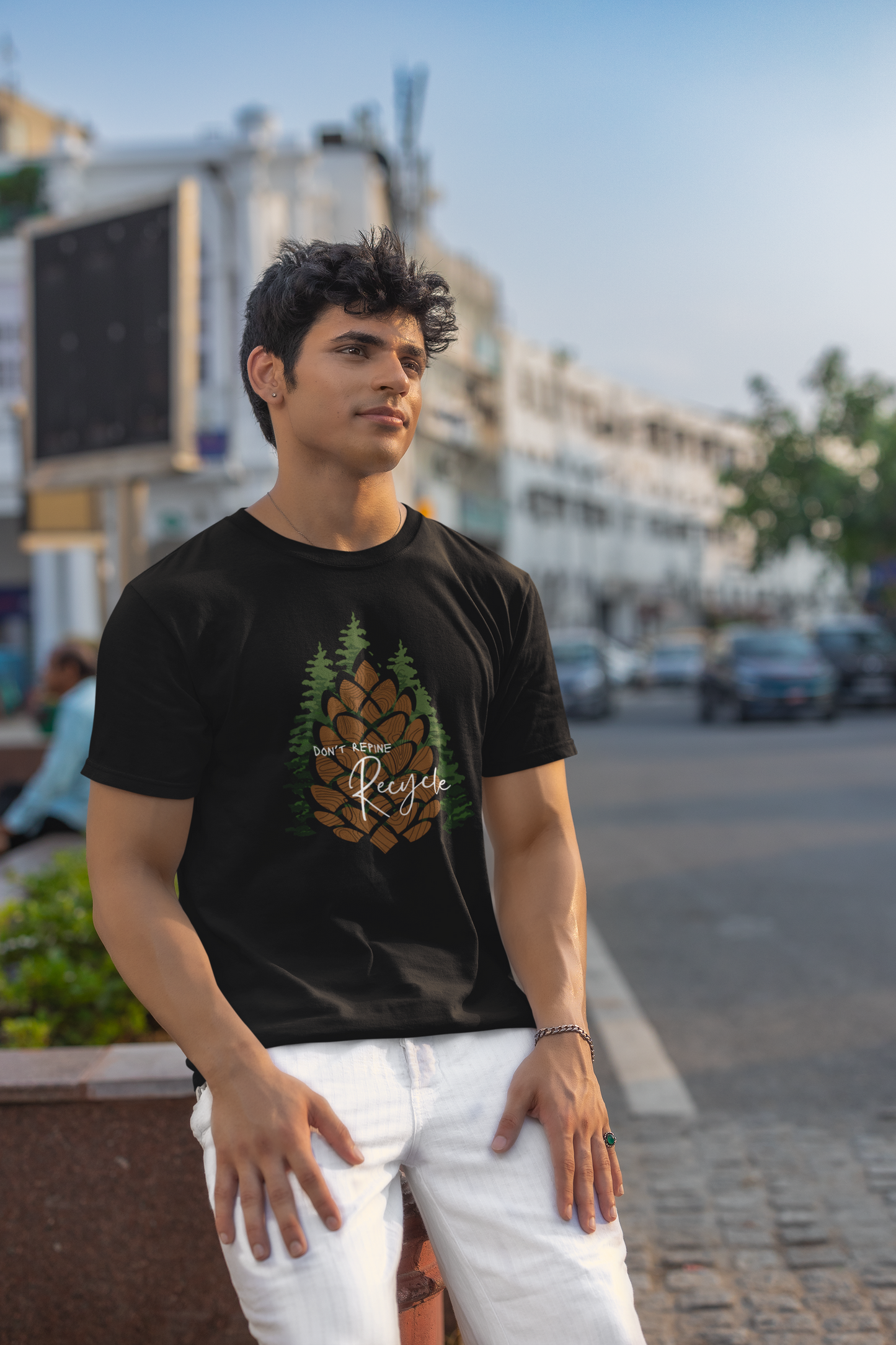 Don't Repine Recycle Short Sleeve T-shirt