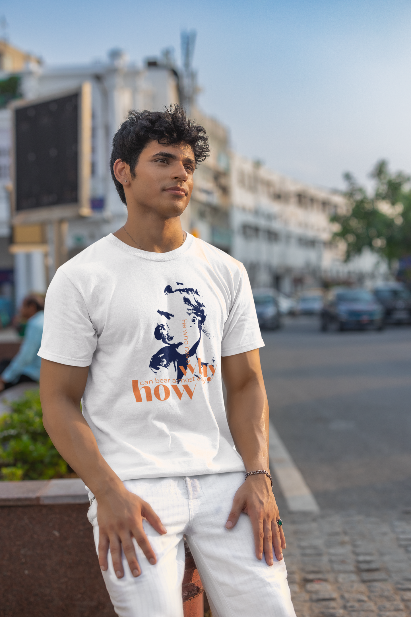 He Who Has a Why Short Sleeve T-shirt