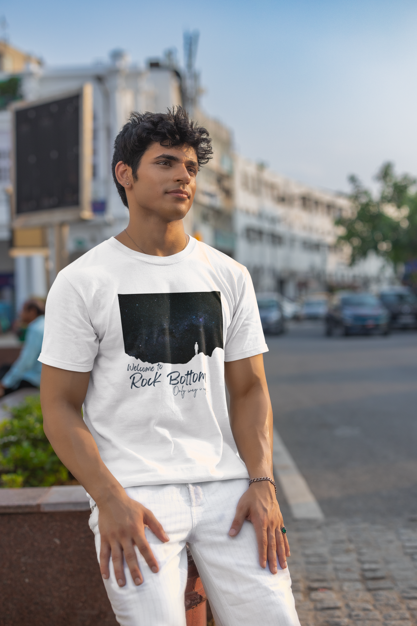 Welcome to Rock Bottom Short Sleeve T-shirt