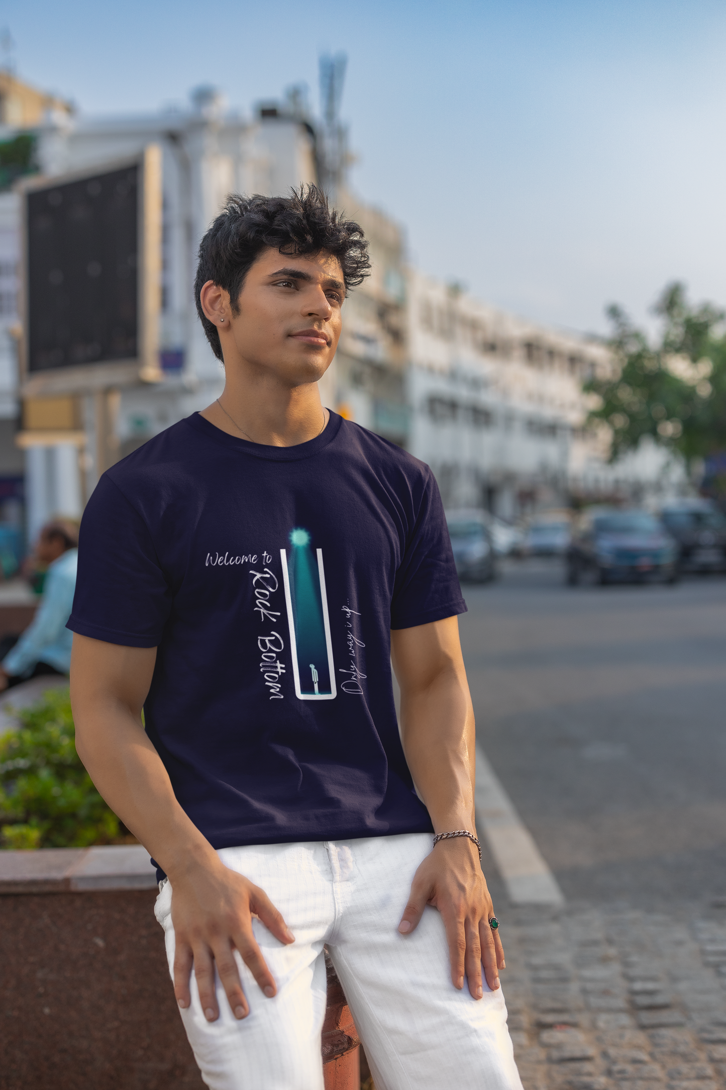 Welcome to Rock Bottom Short Sleeve T-shirt