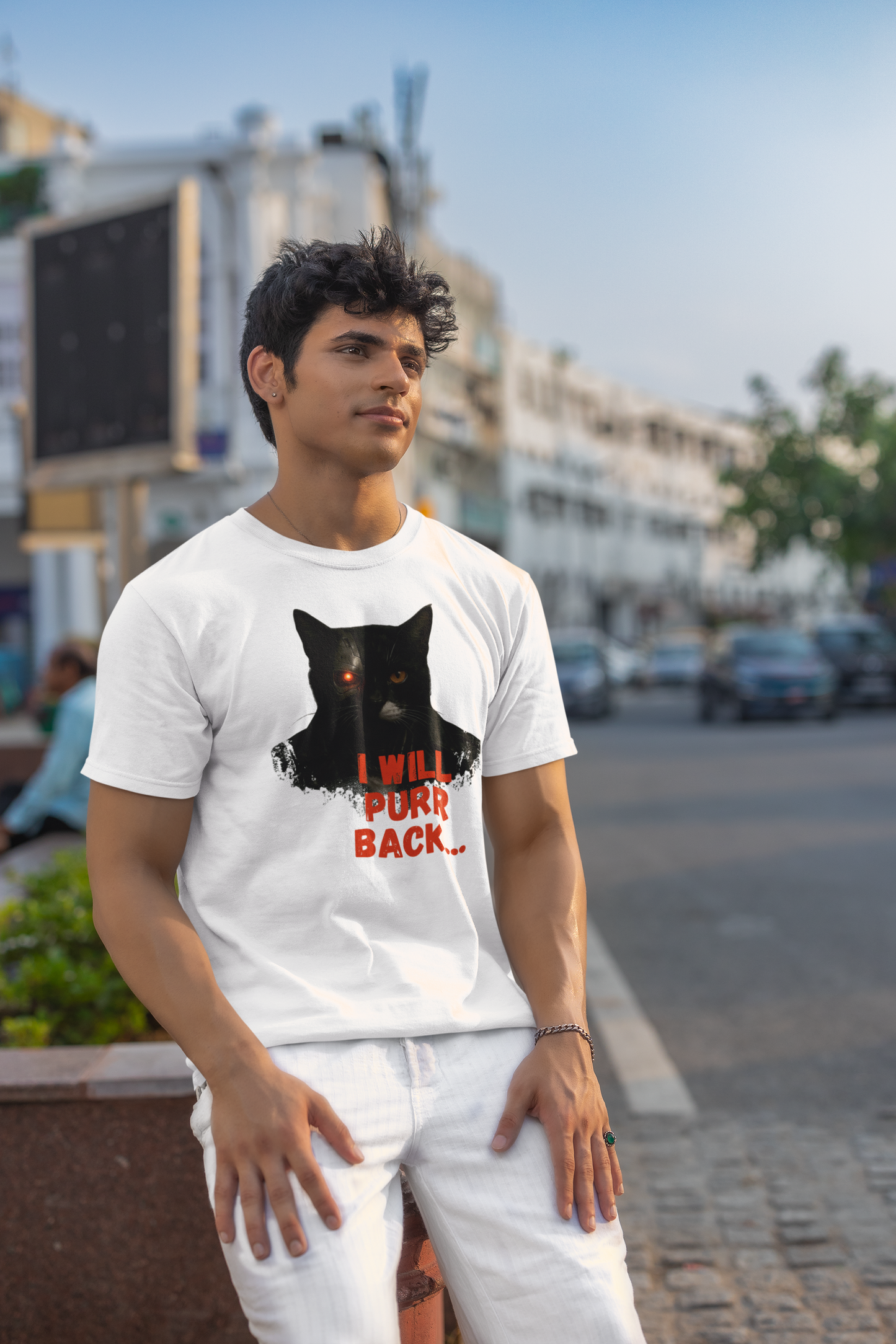 I Will Purr Back Short Sleeve T-shirt
