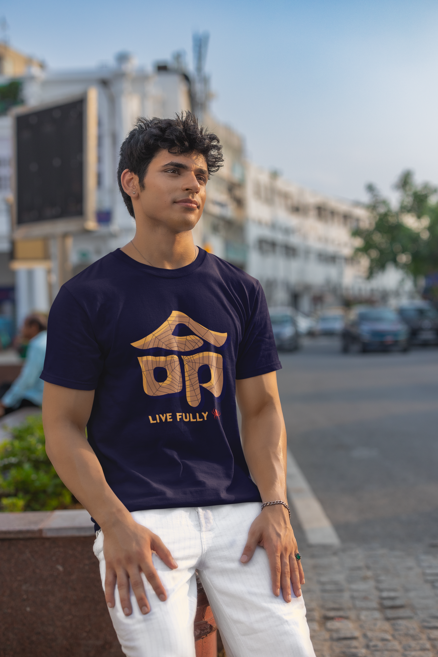 Live Fully Regular Fit T-shirt