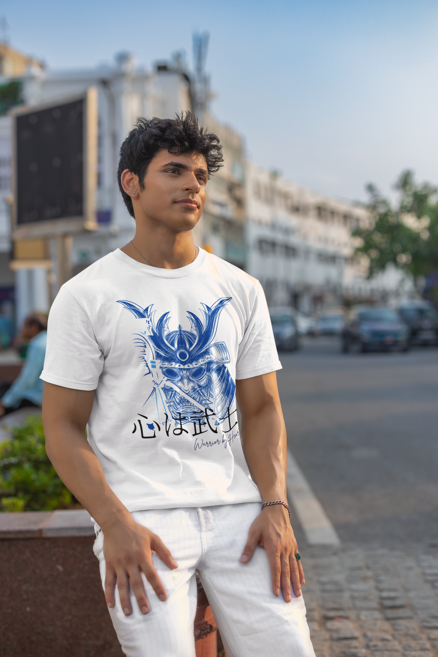 心は武士 Warrior by Heart Short Sleeve T-shirt