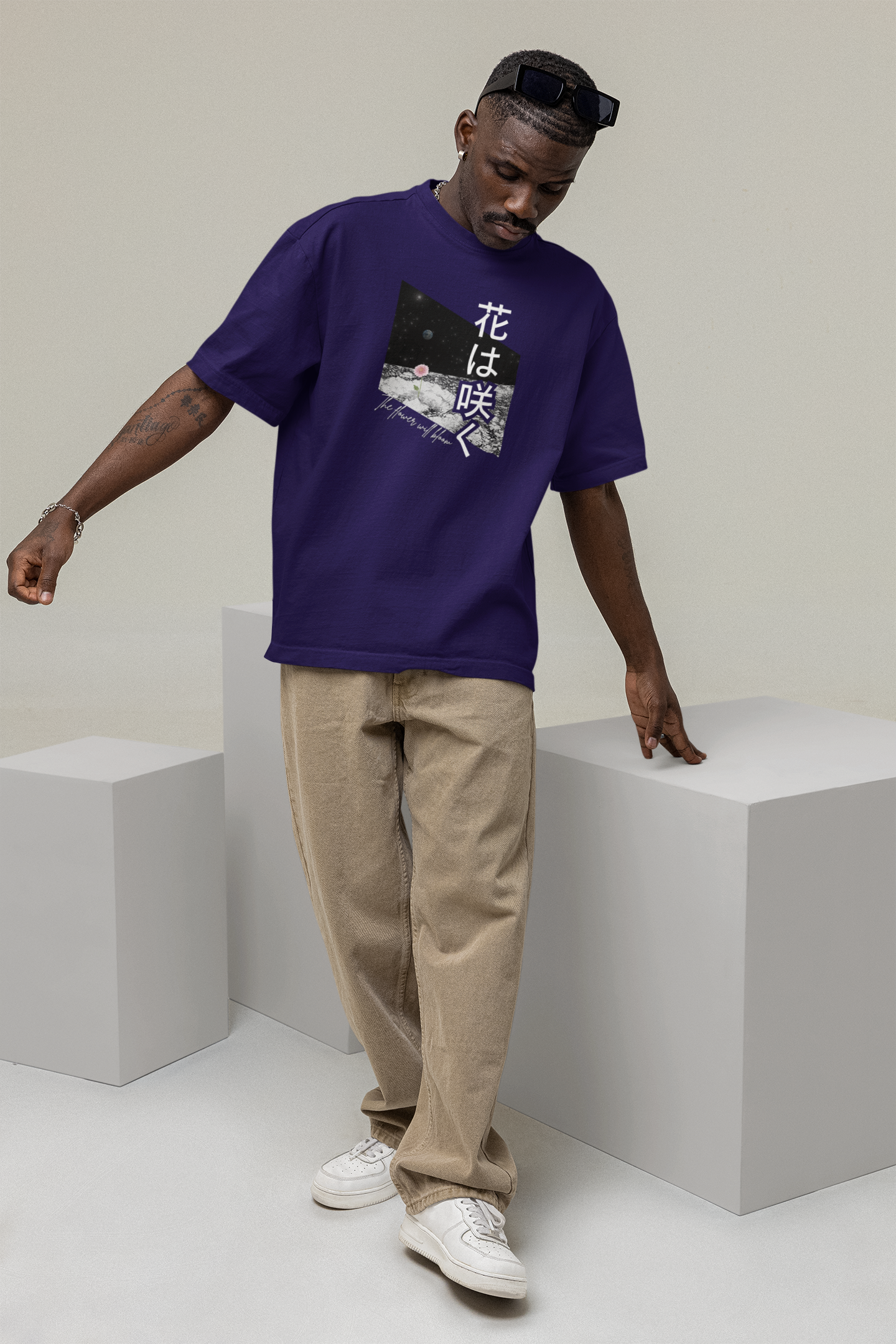 花は咲く The Flowers Will Bloom Oversize T-shirt