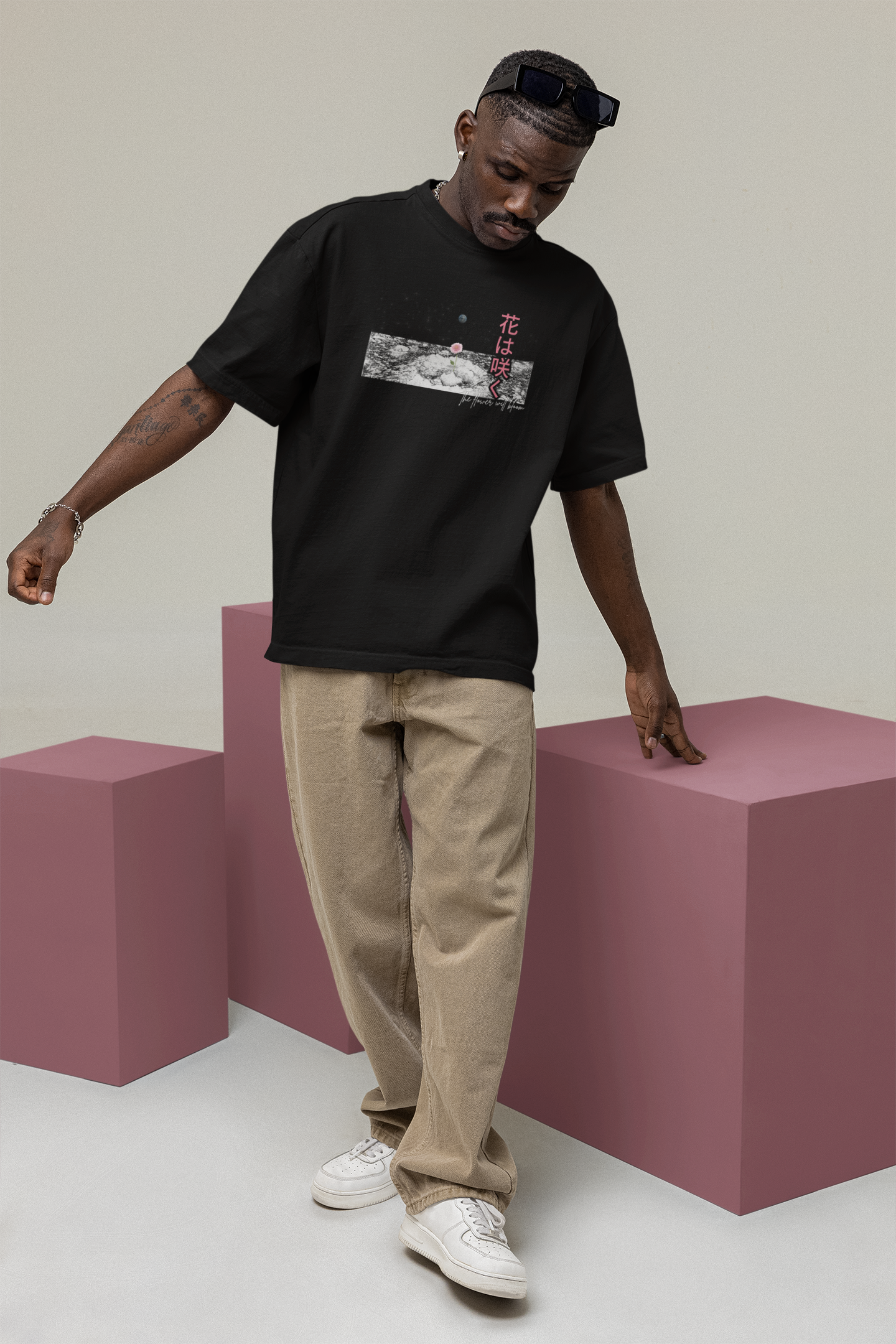 花は咲く The Flowers Will Bloom Oversize T-shirt