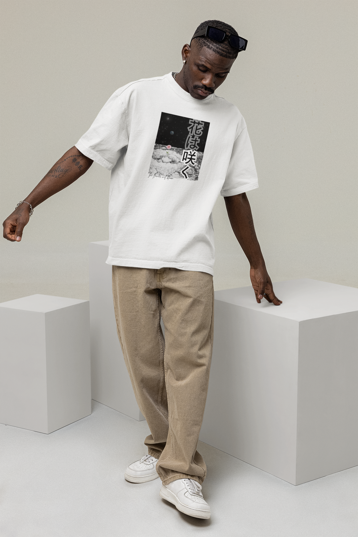 花は咲く The Flowers Will Bloom Oversize T-shirt