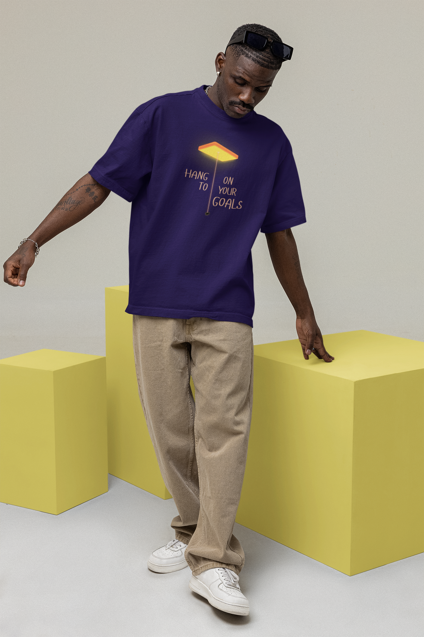 Hang On To Your Goal Oversize T-shirt