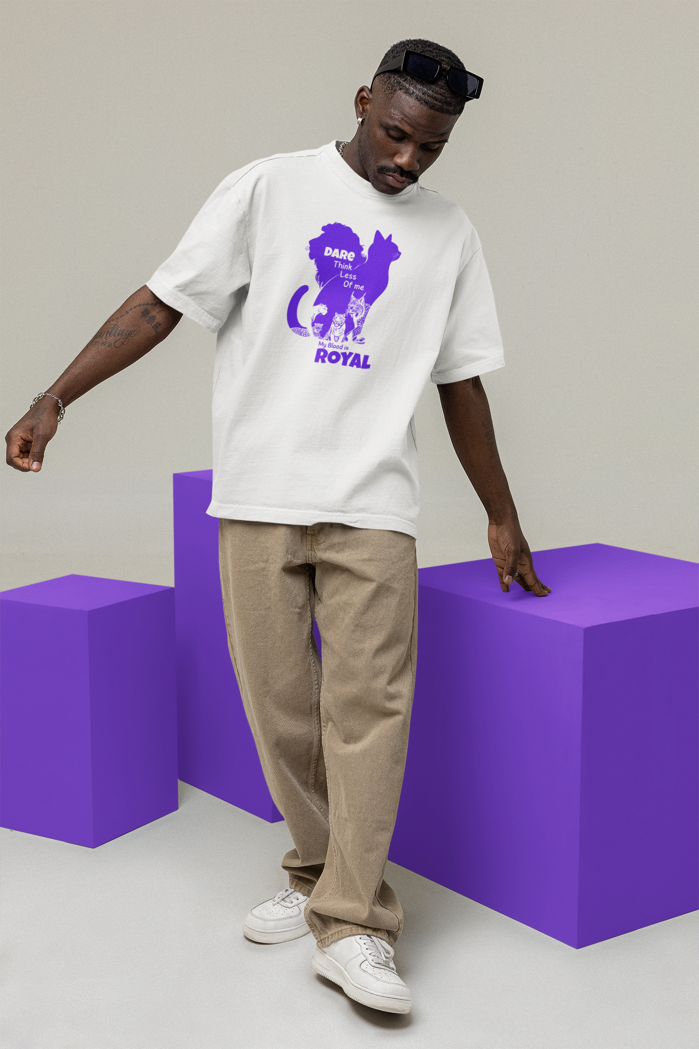 Dare Think Less of Me Oversize T-shirt