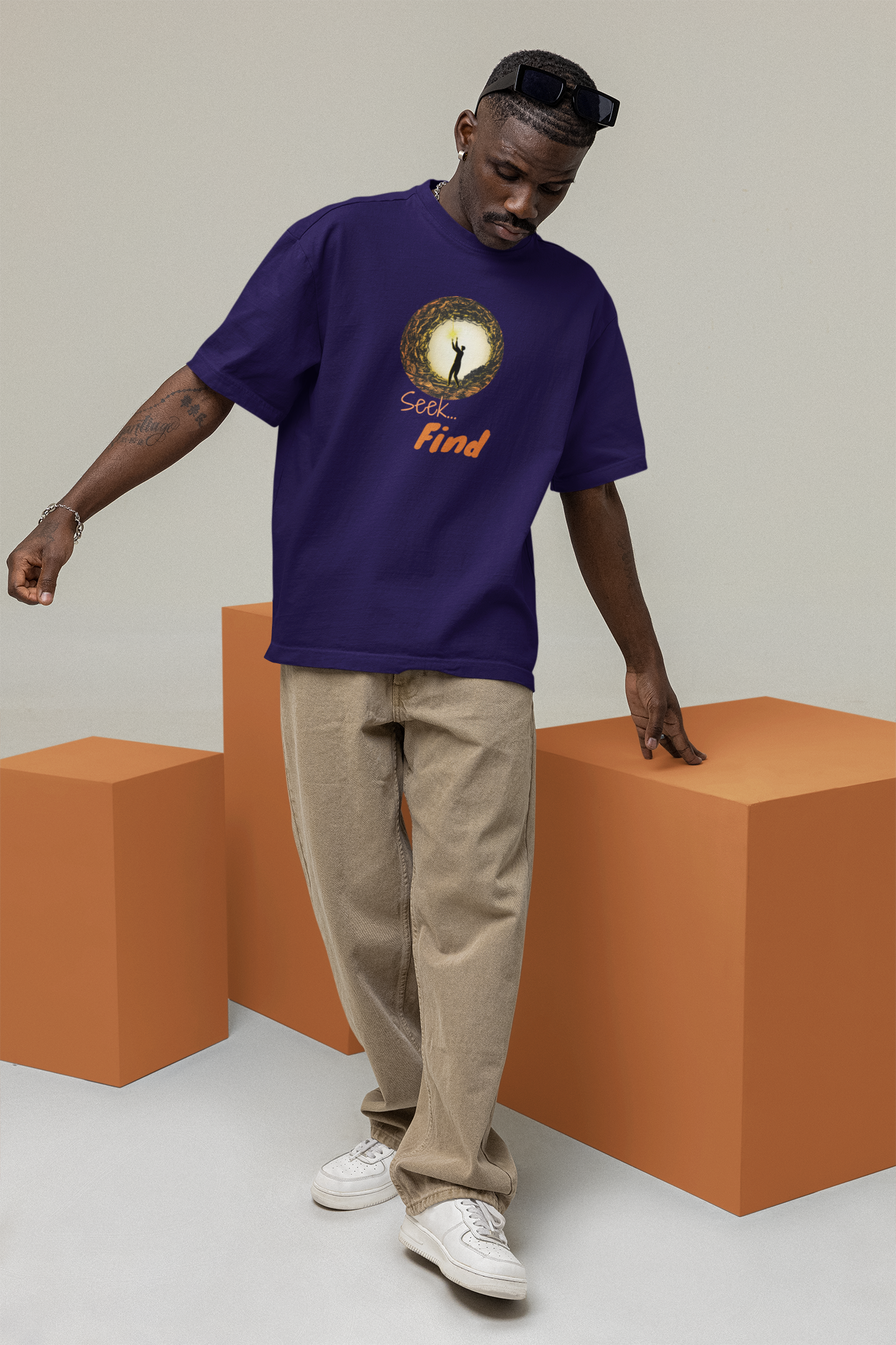 Seek Find Oversize T-shirt