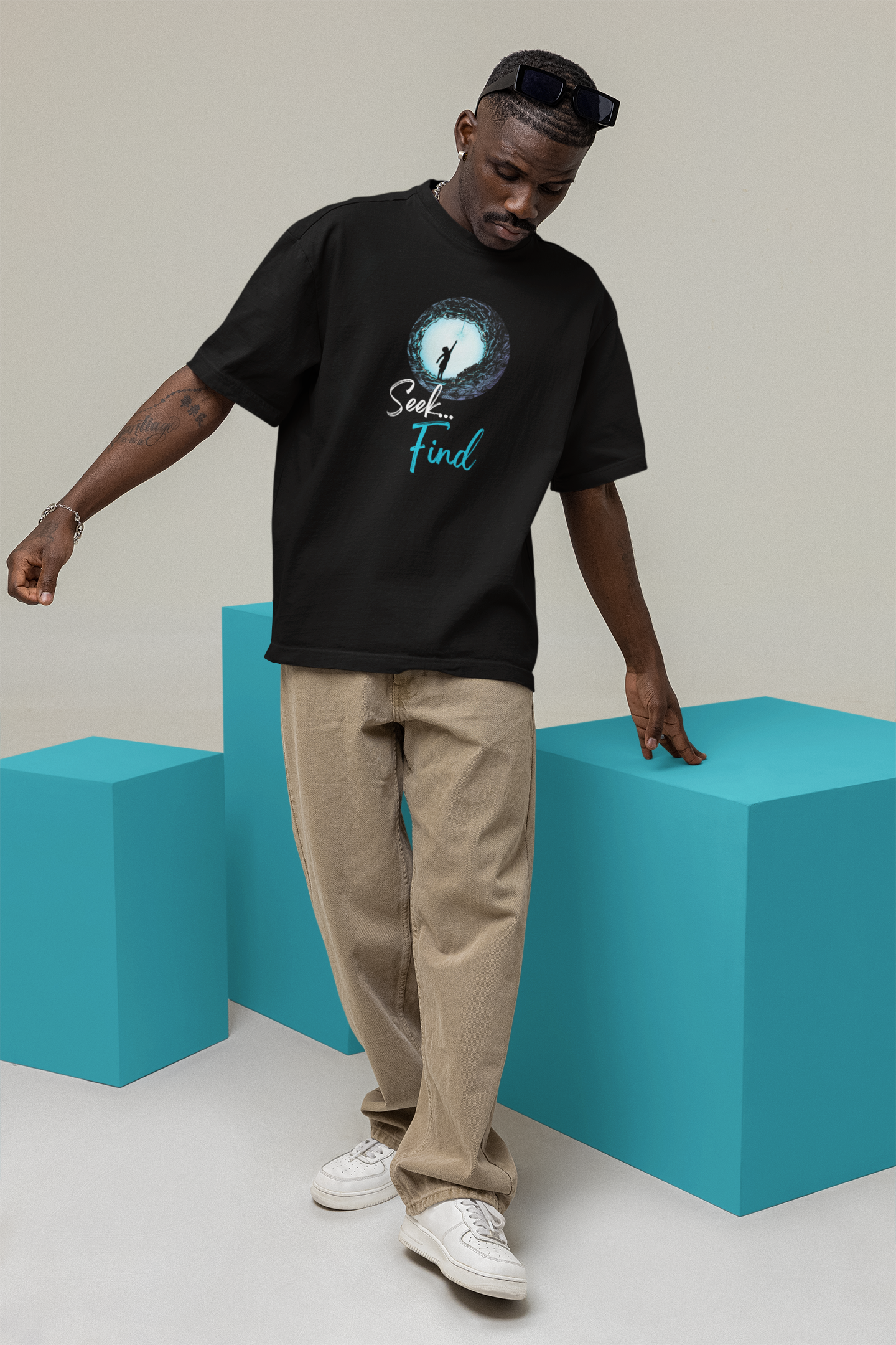 Seek Find Oversize T-shirt