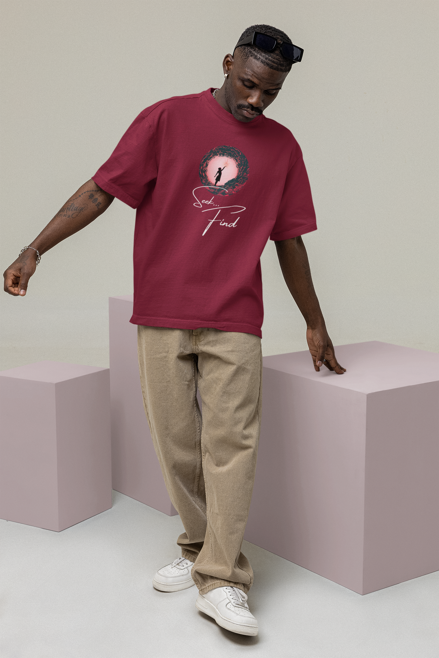 Seek Find Oversize T-shirt