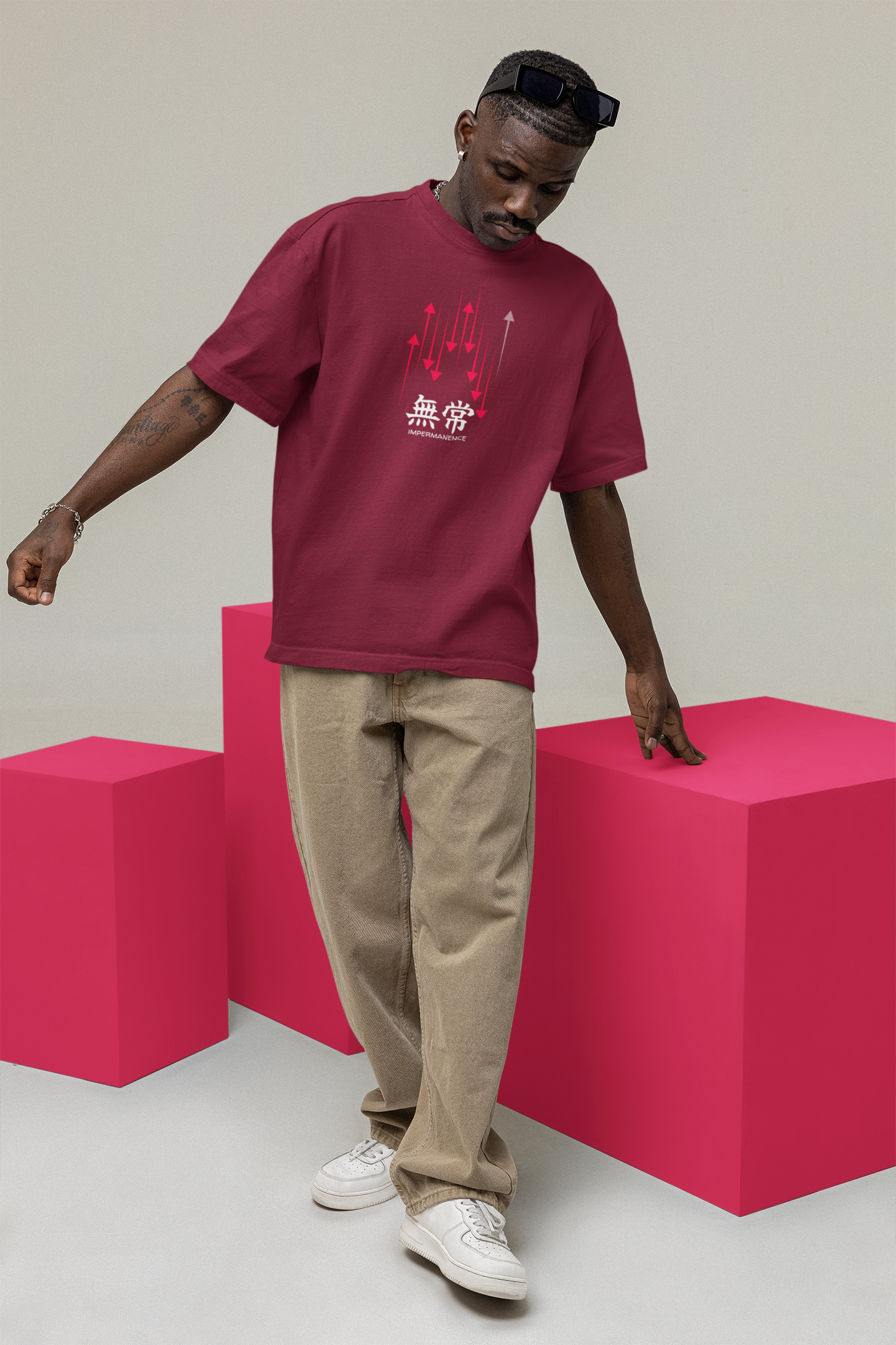 無常 Impermanence Oversize T-shirt