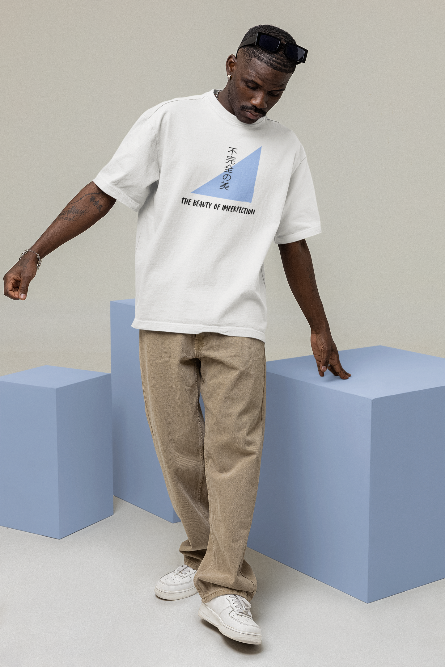 不完全の美 The Beauty of Imperfection Oversize T-shirt