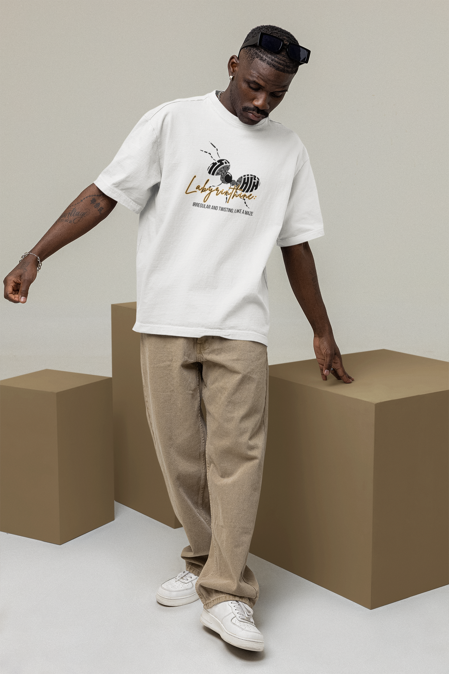 Labyrinthine Oversize T-shirt