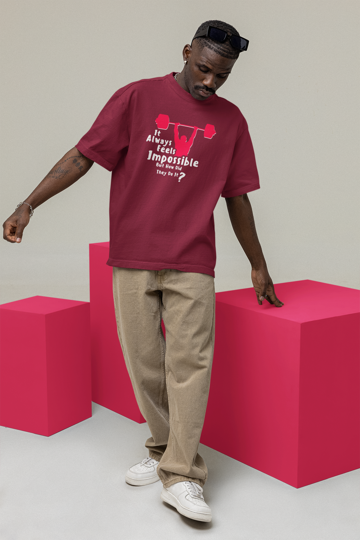 It Always Feels Impossible Oversize T-shirt