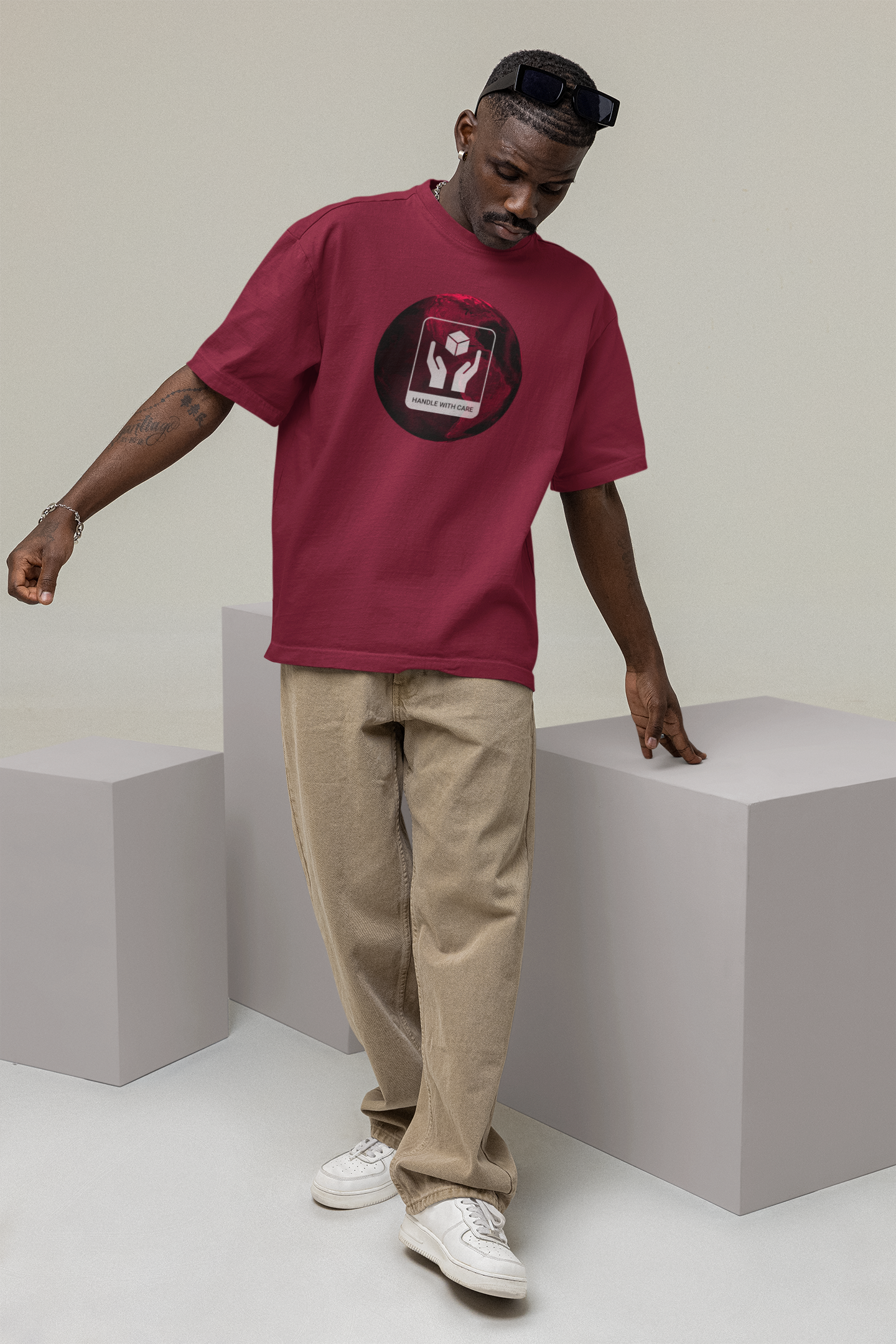 Earth, Handle With Care Oversize T-shirt