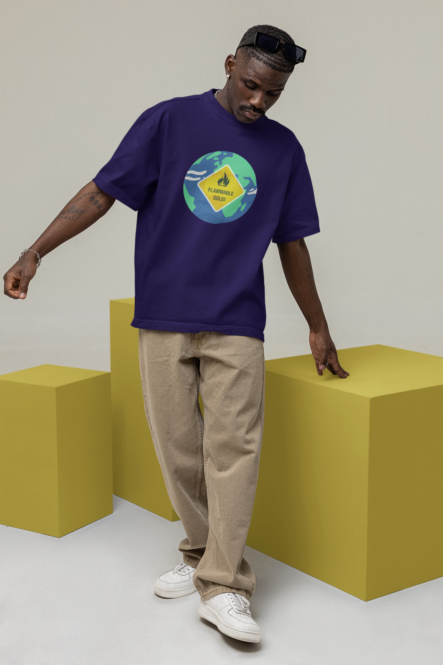 Earth, Handle With Care Oversize T-shirt