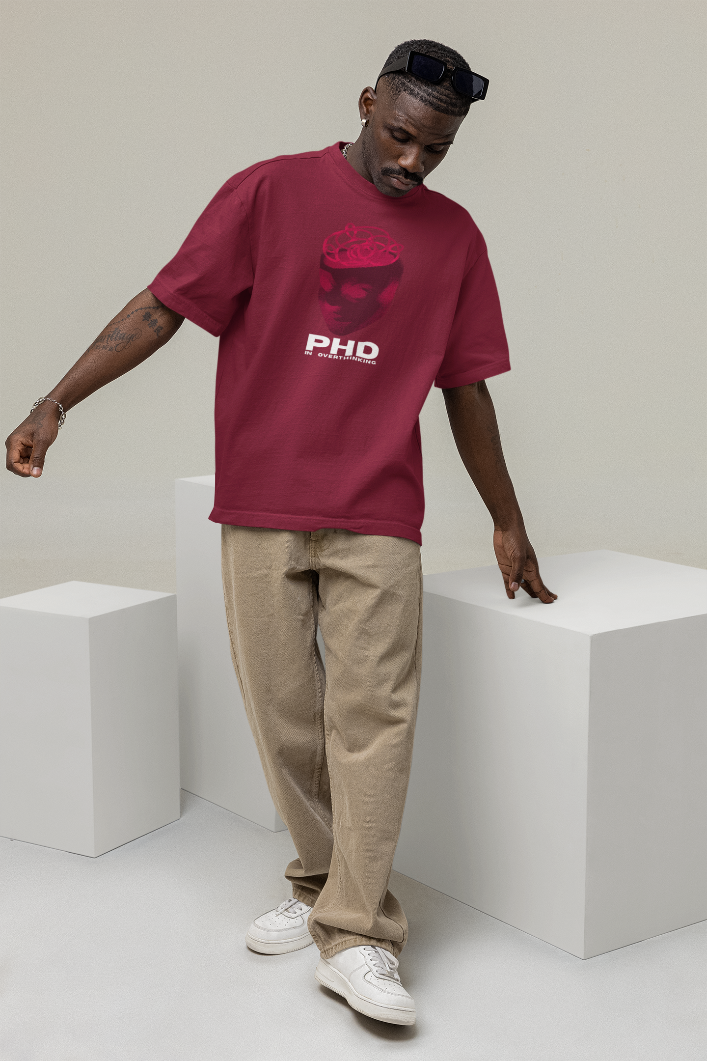 PHD in Overthinking Oversize T-shirt