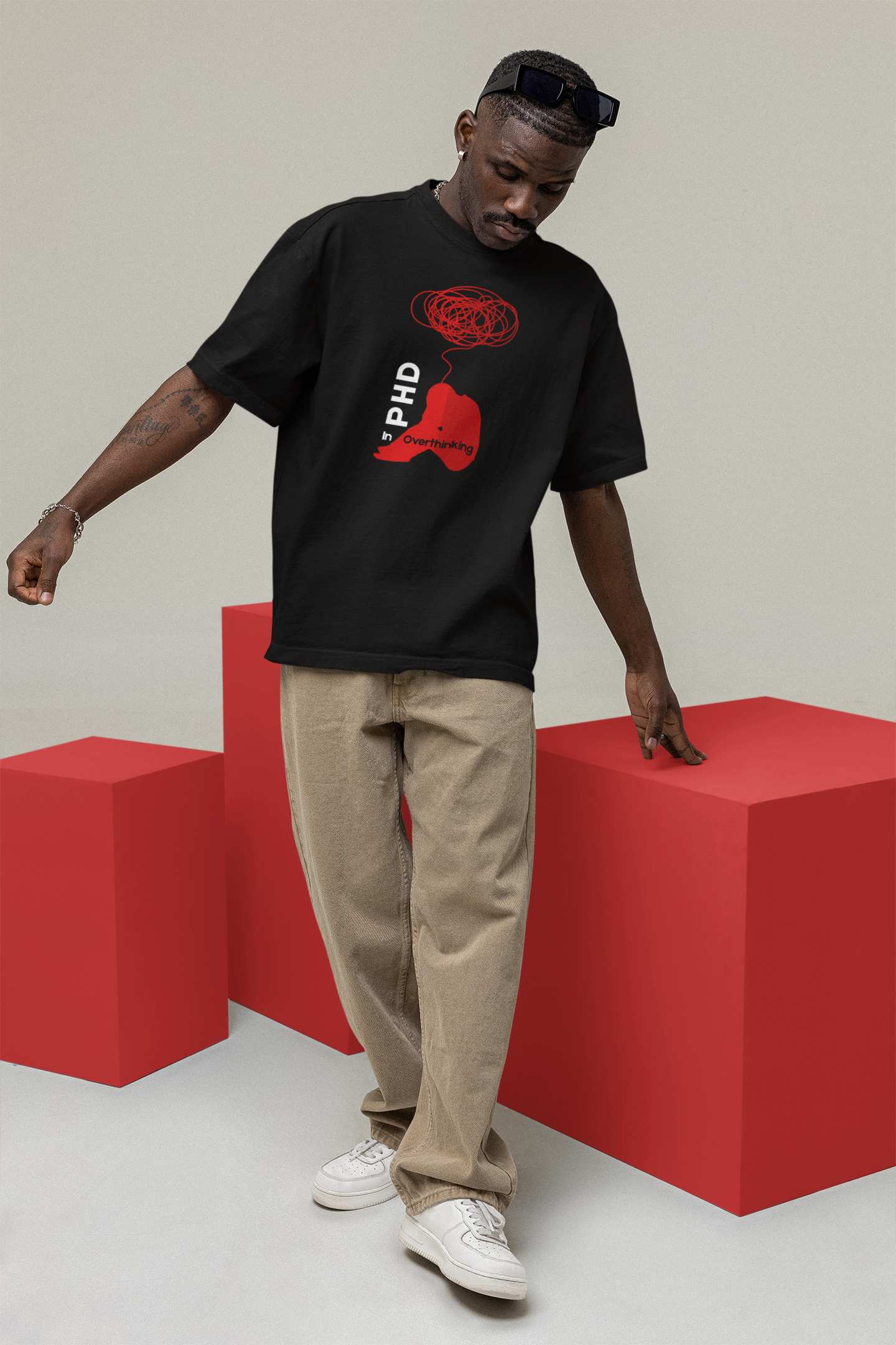 PHD in Overthinking Oversize T-shirt