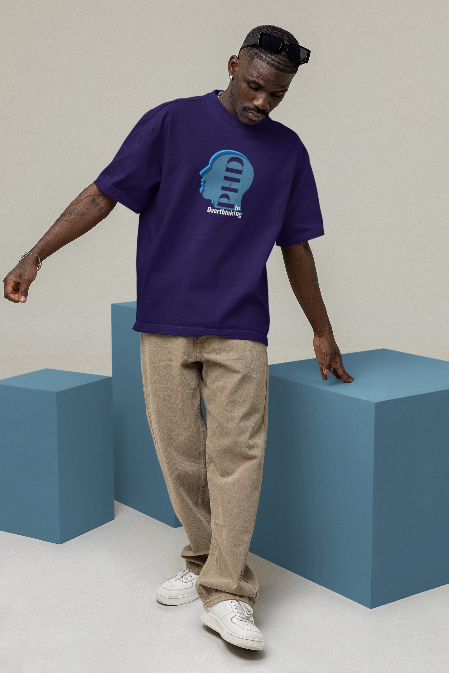 PHD in Overthinking Oversize T-shirt