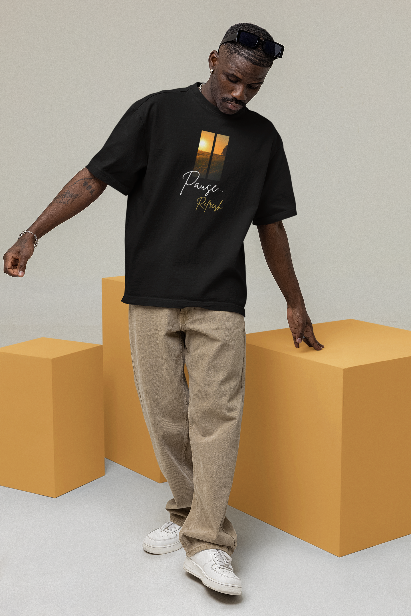 Pause Refresh Oversize T-shirt