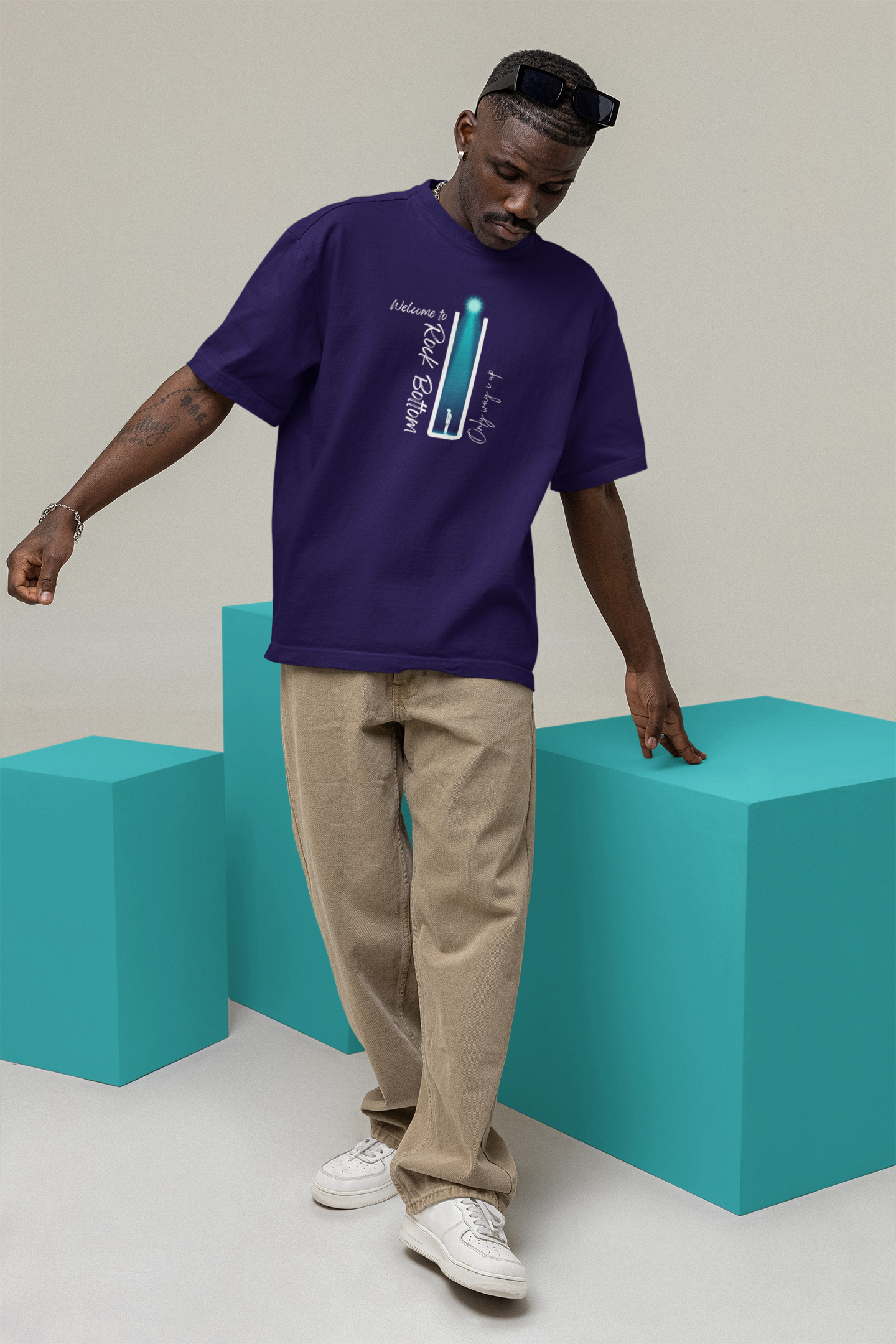 Welcome to Rock Bottom Oversize T-shirt