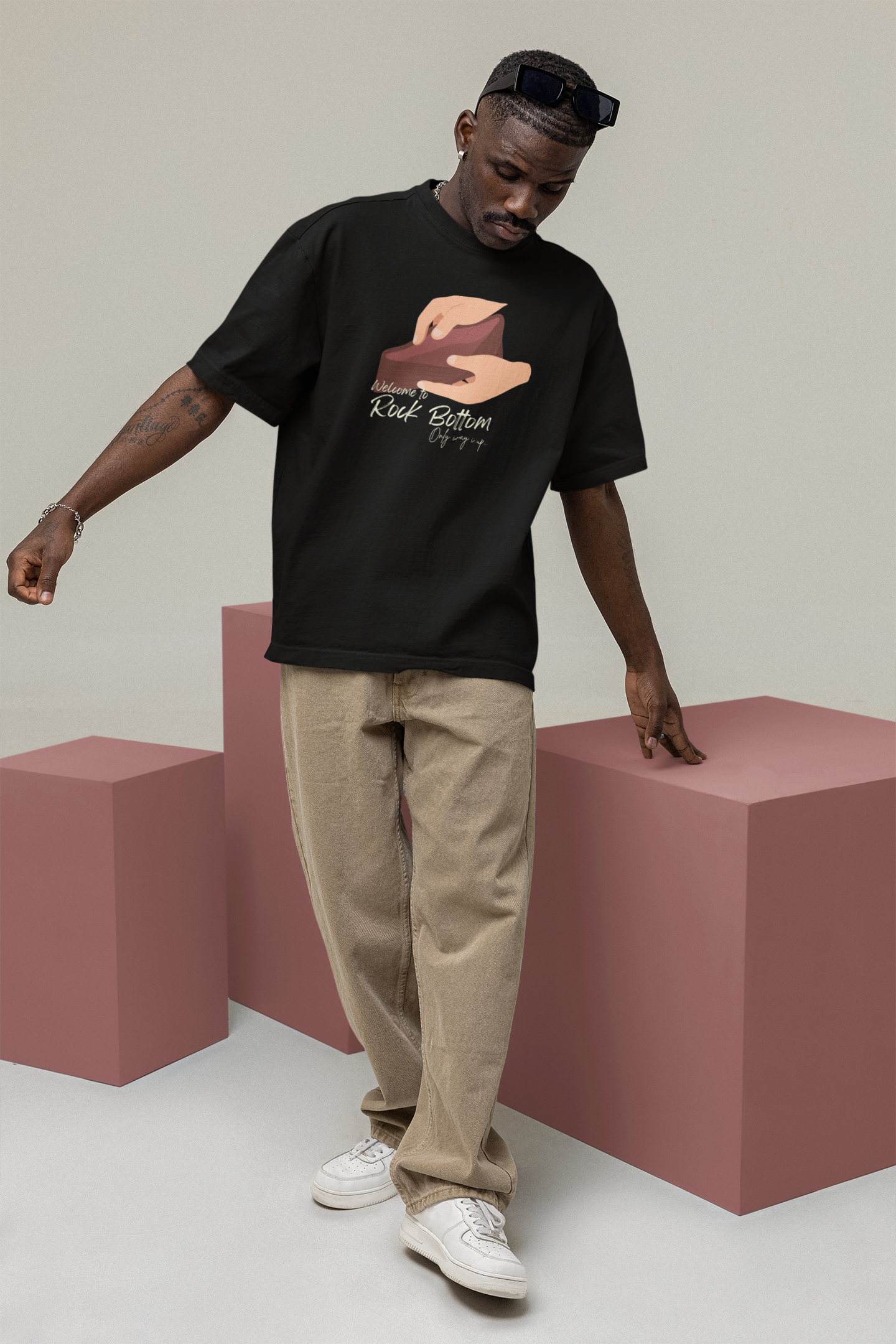 Welcome to Rock Bottom Oversize T-shirt
