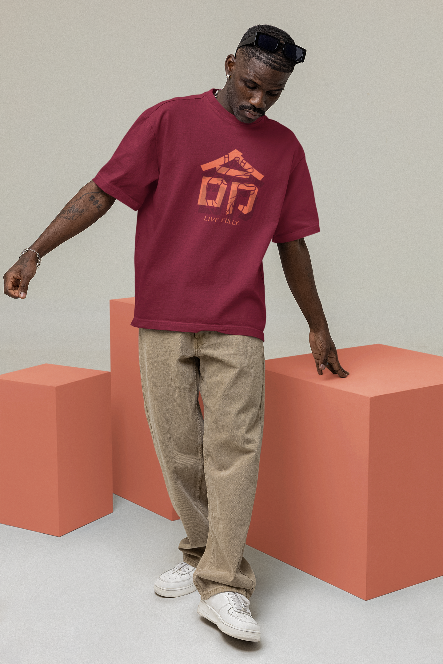 Live Fully Oversize T-shirt