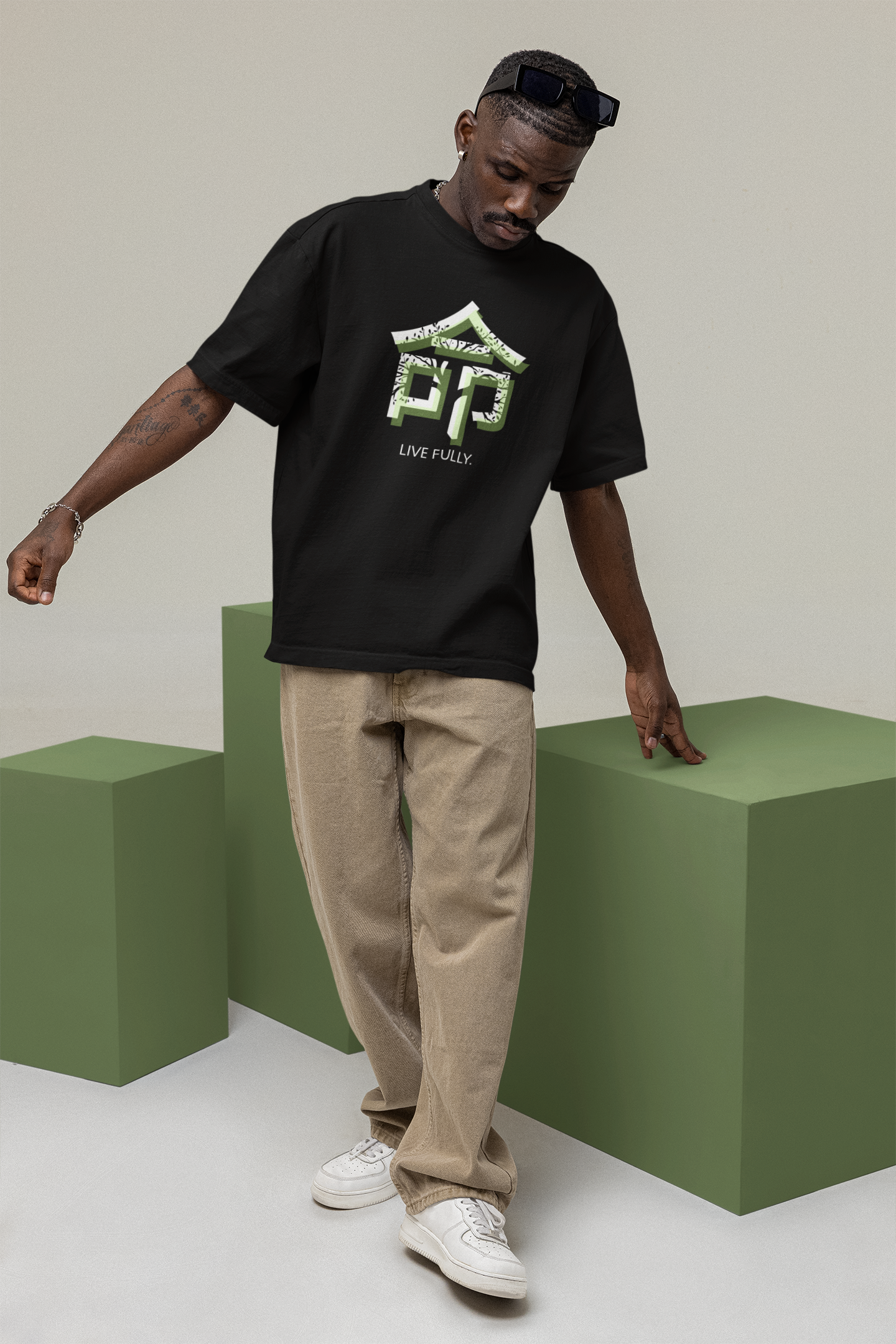 Live Fully Oversize T-shirt