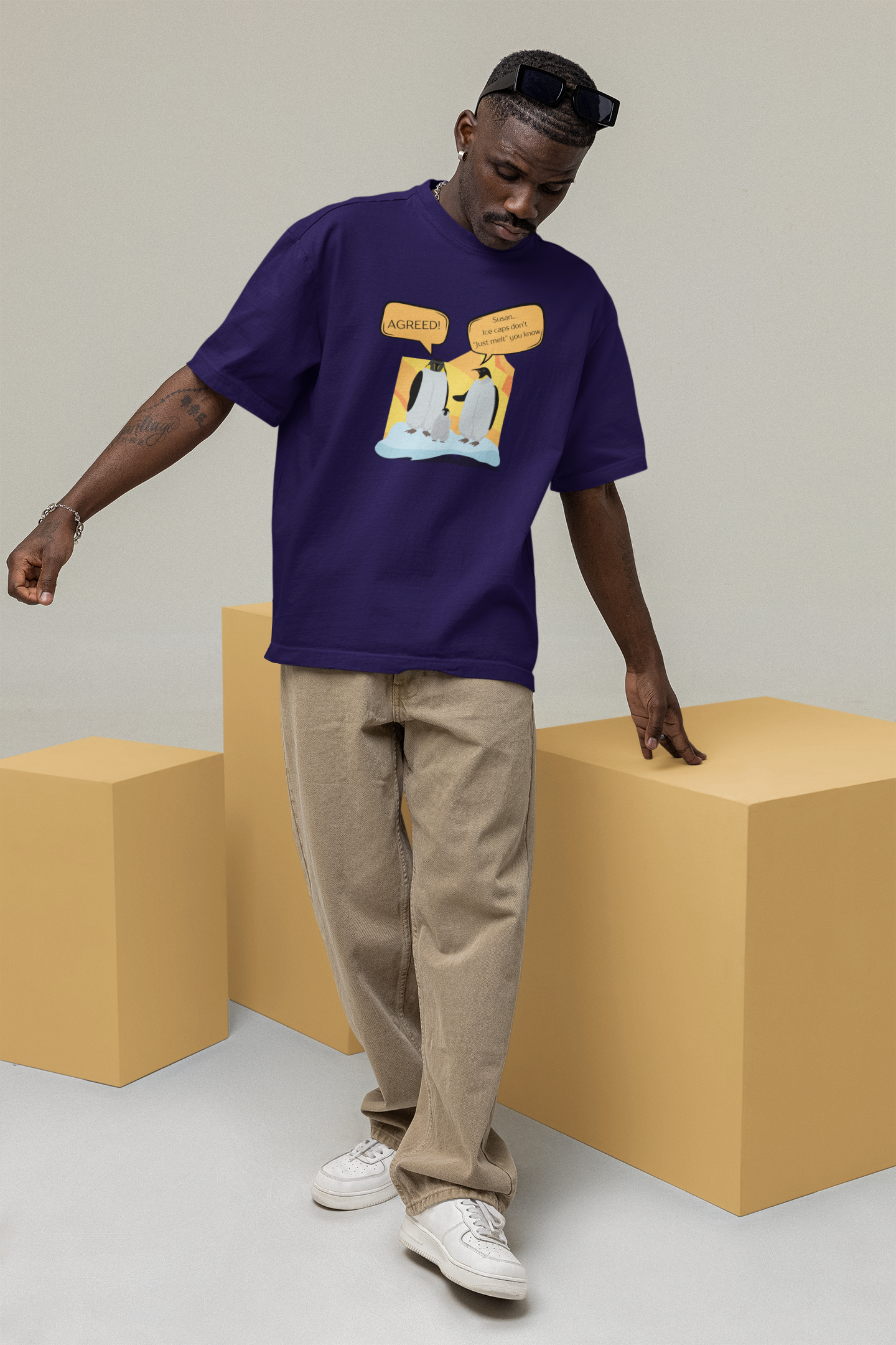 Ice Caps Don't Just Melt Oversize T-shirt