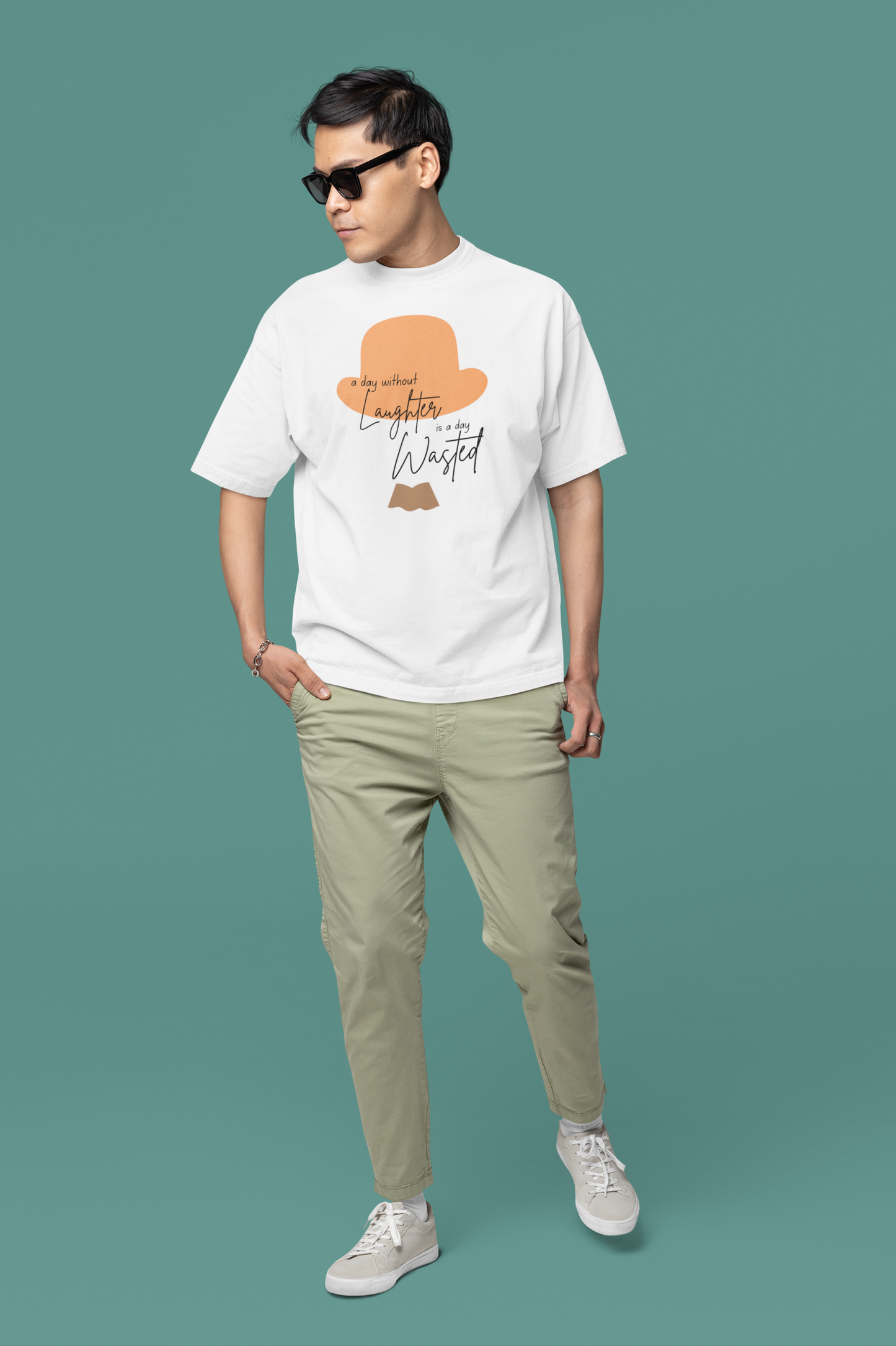 A day without laughter Oversize T-shirt