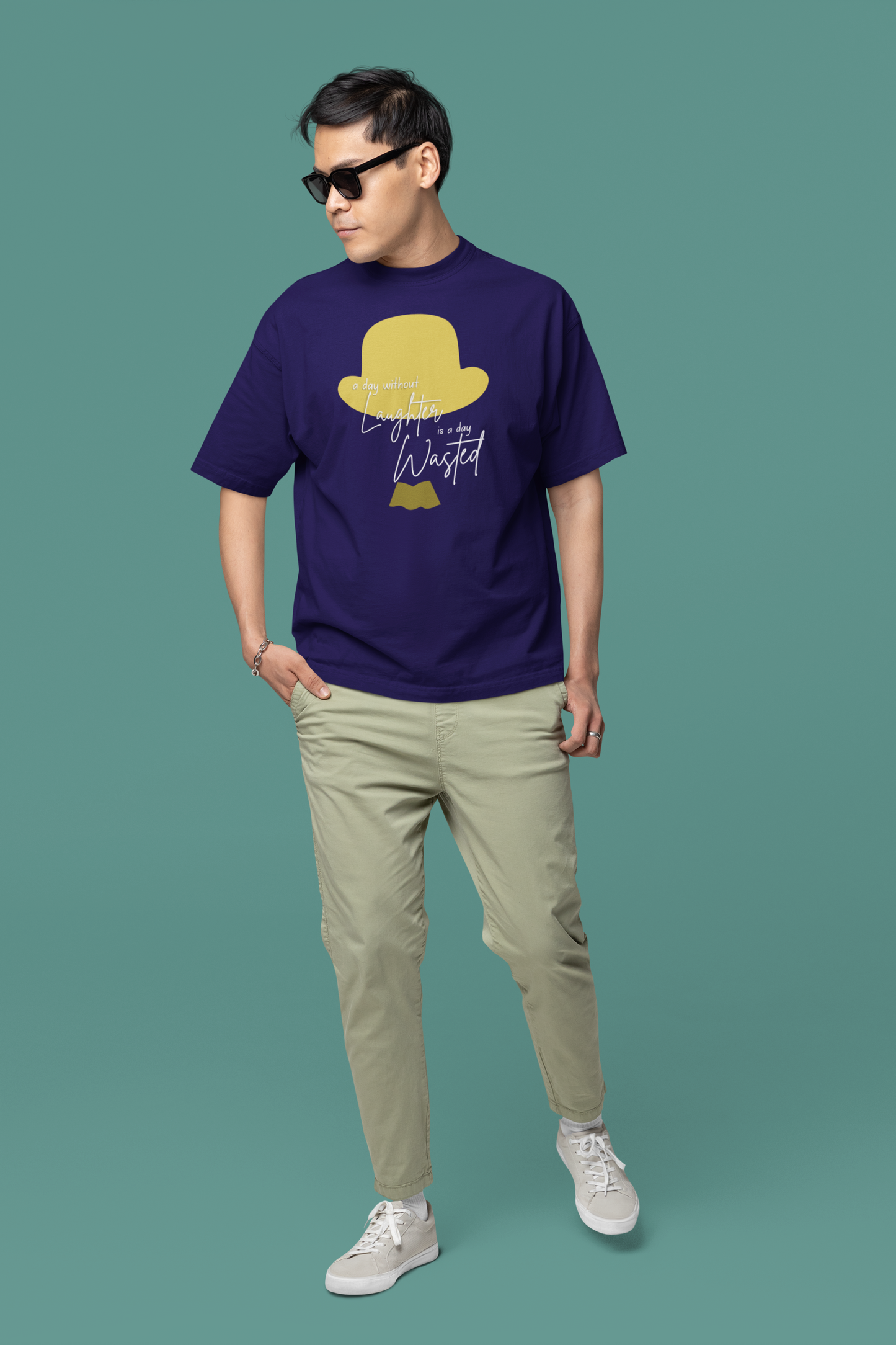A day without laughter Oversize T-shirt