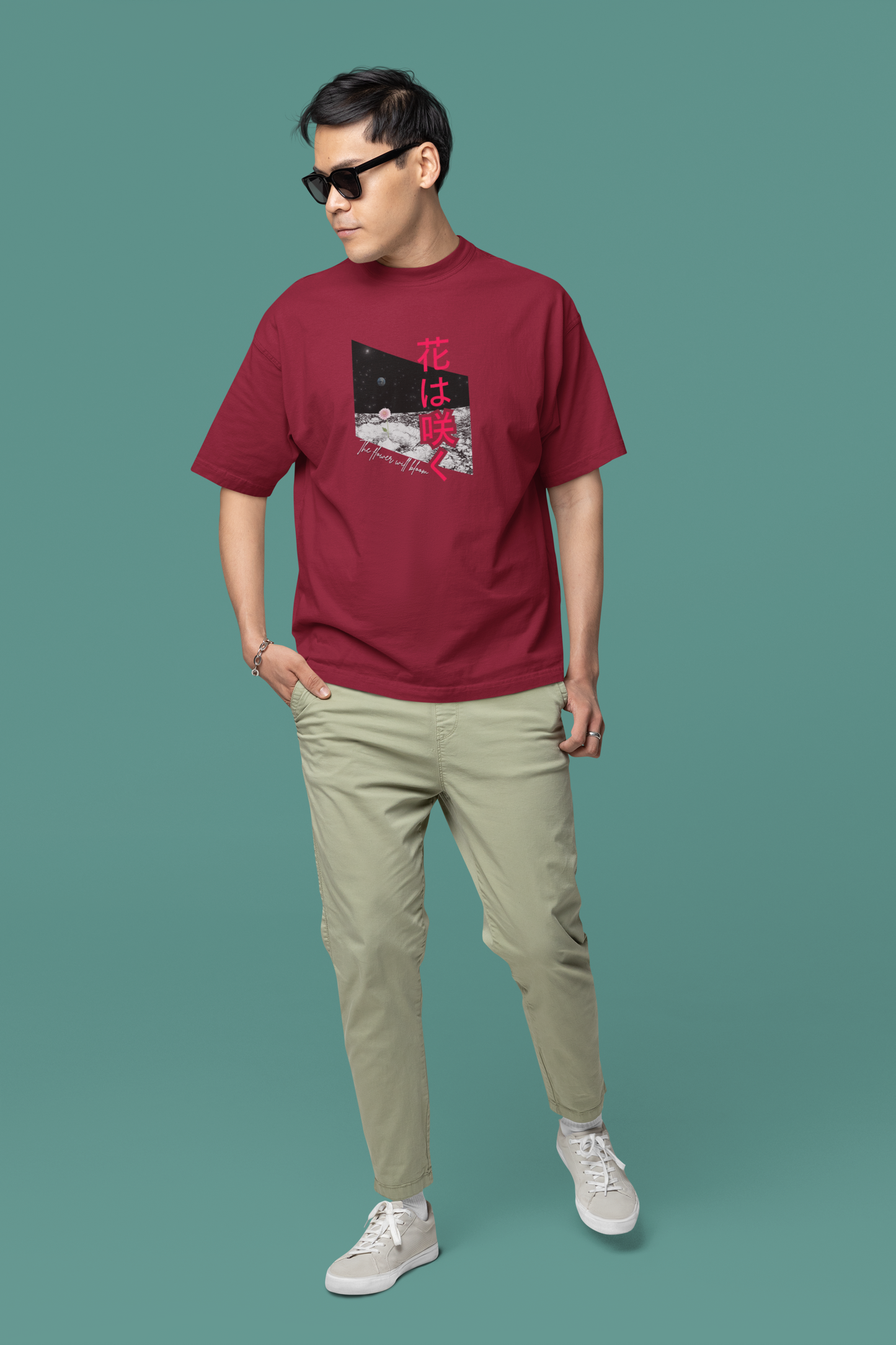 花は咲く The Flowers Will Bloom Oversize T-shirt