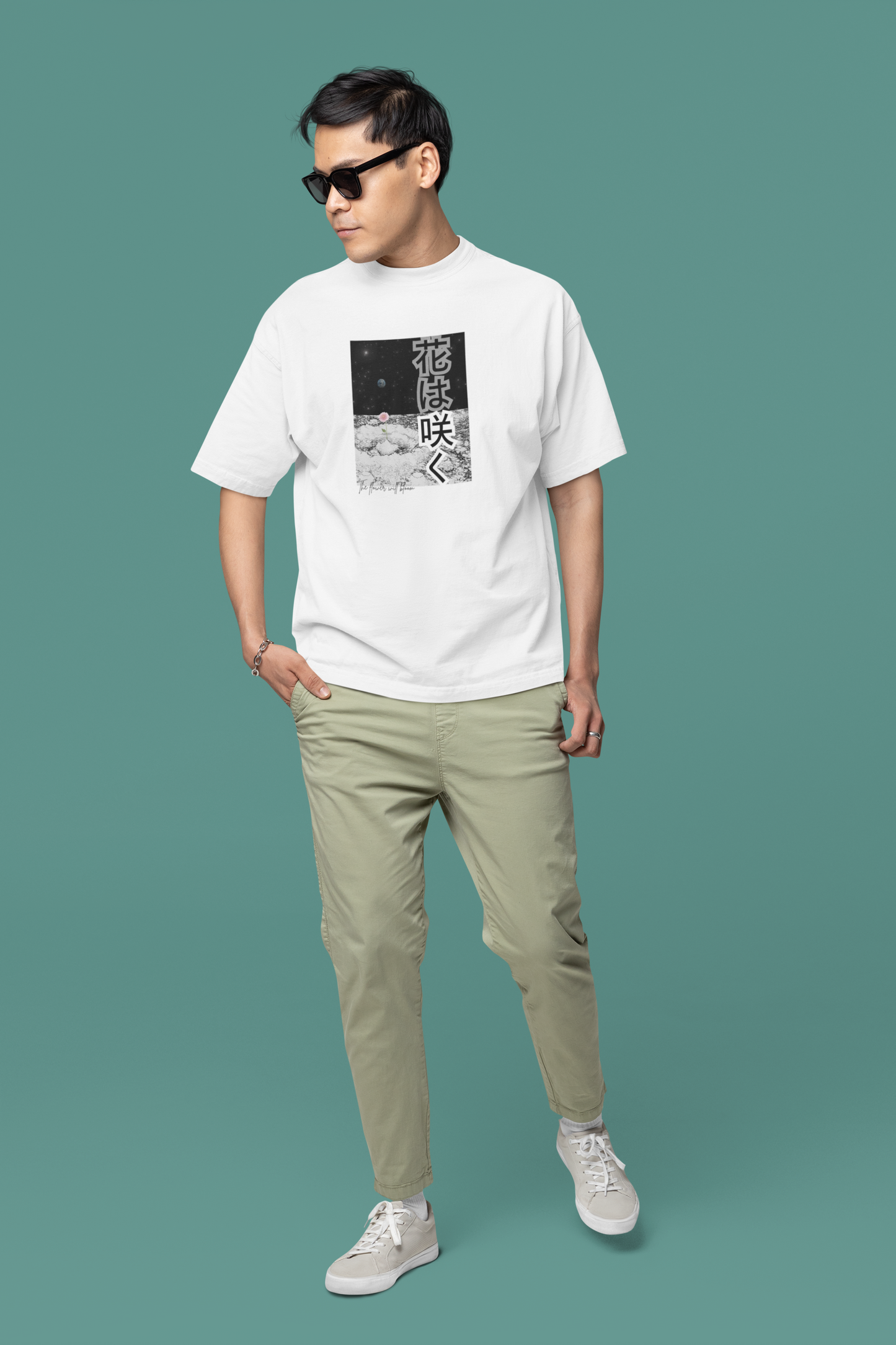 花は咲く The Flowers Will Bloom Oversize T-shirt