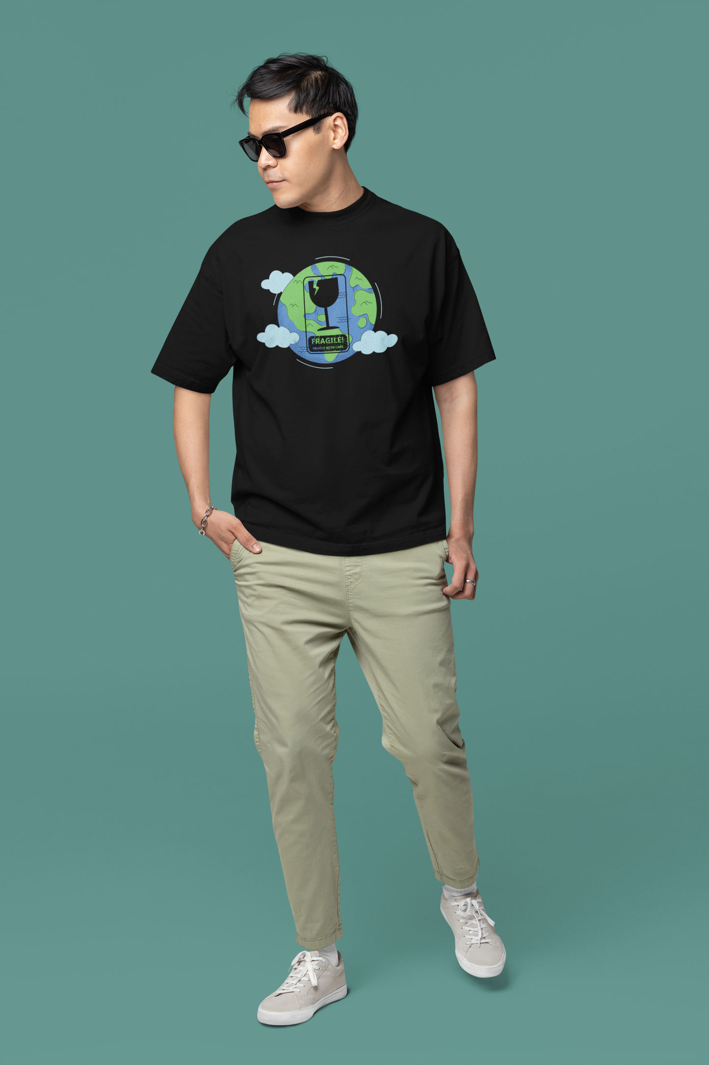 Earth, Handle With Care Oversize T-shirt