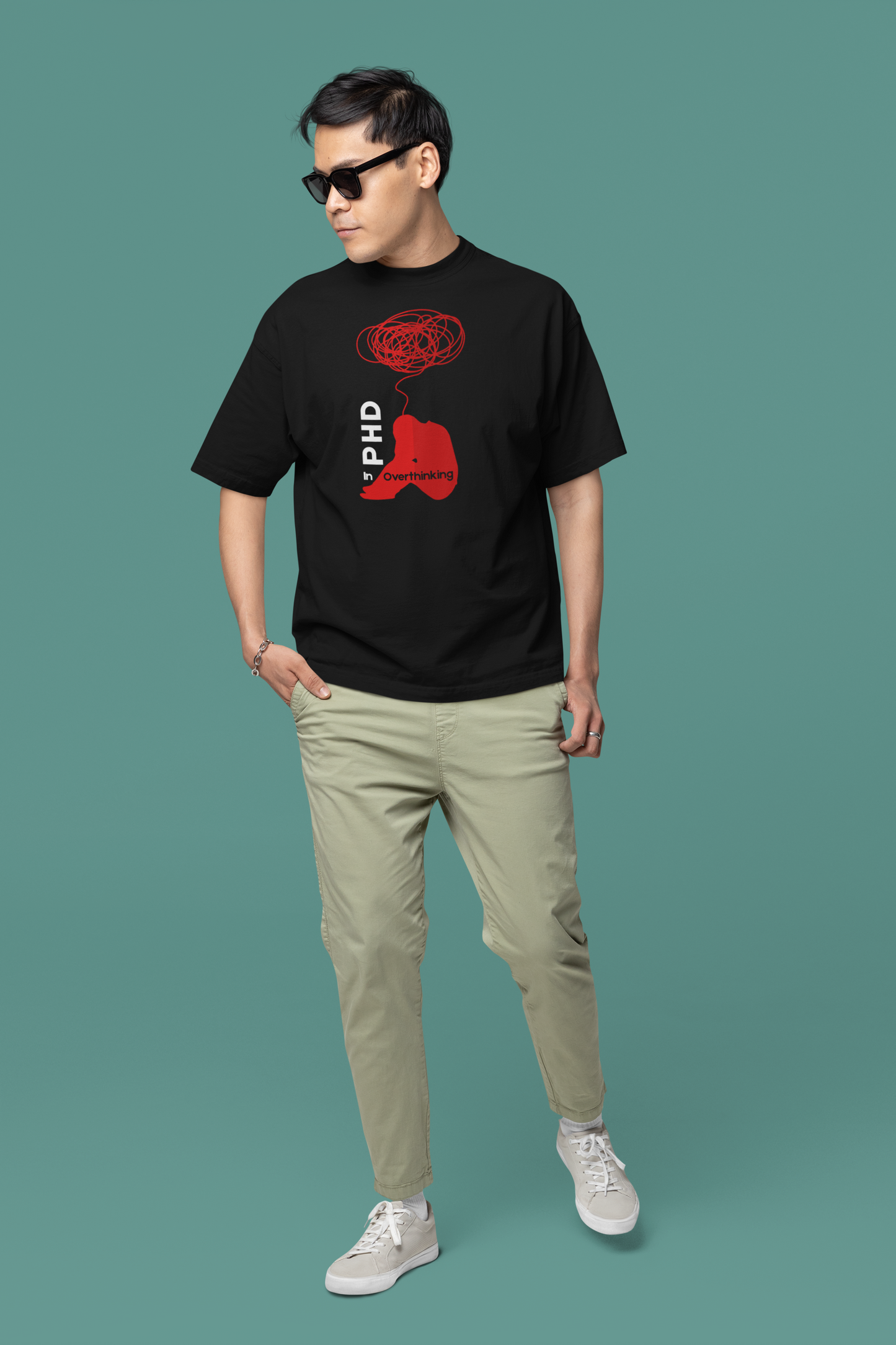 PHD in Overthinking Oversize T-shirt