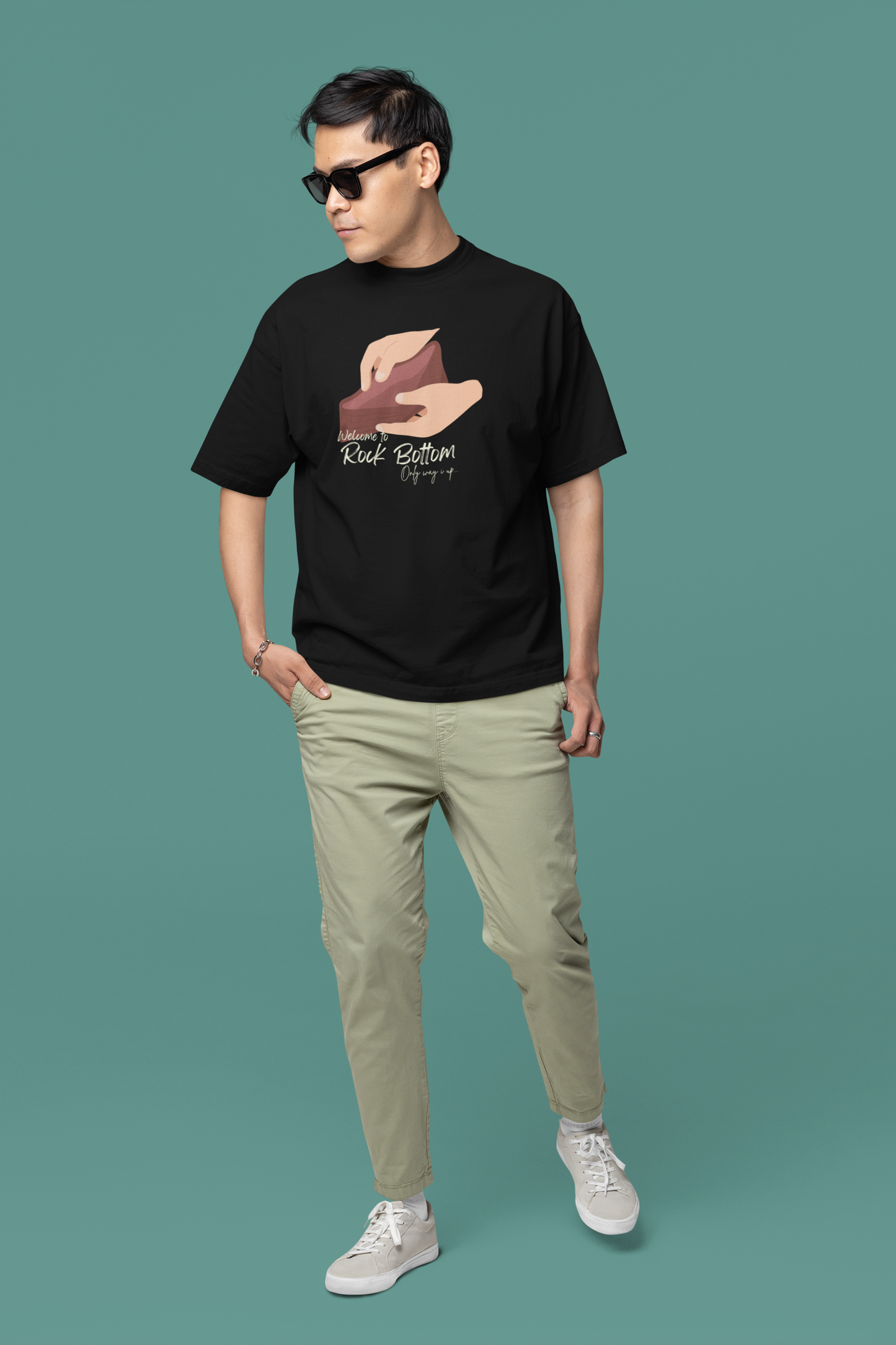 Welcome to Rock Bottom Oversize T-shirt