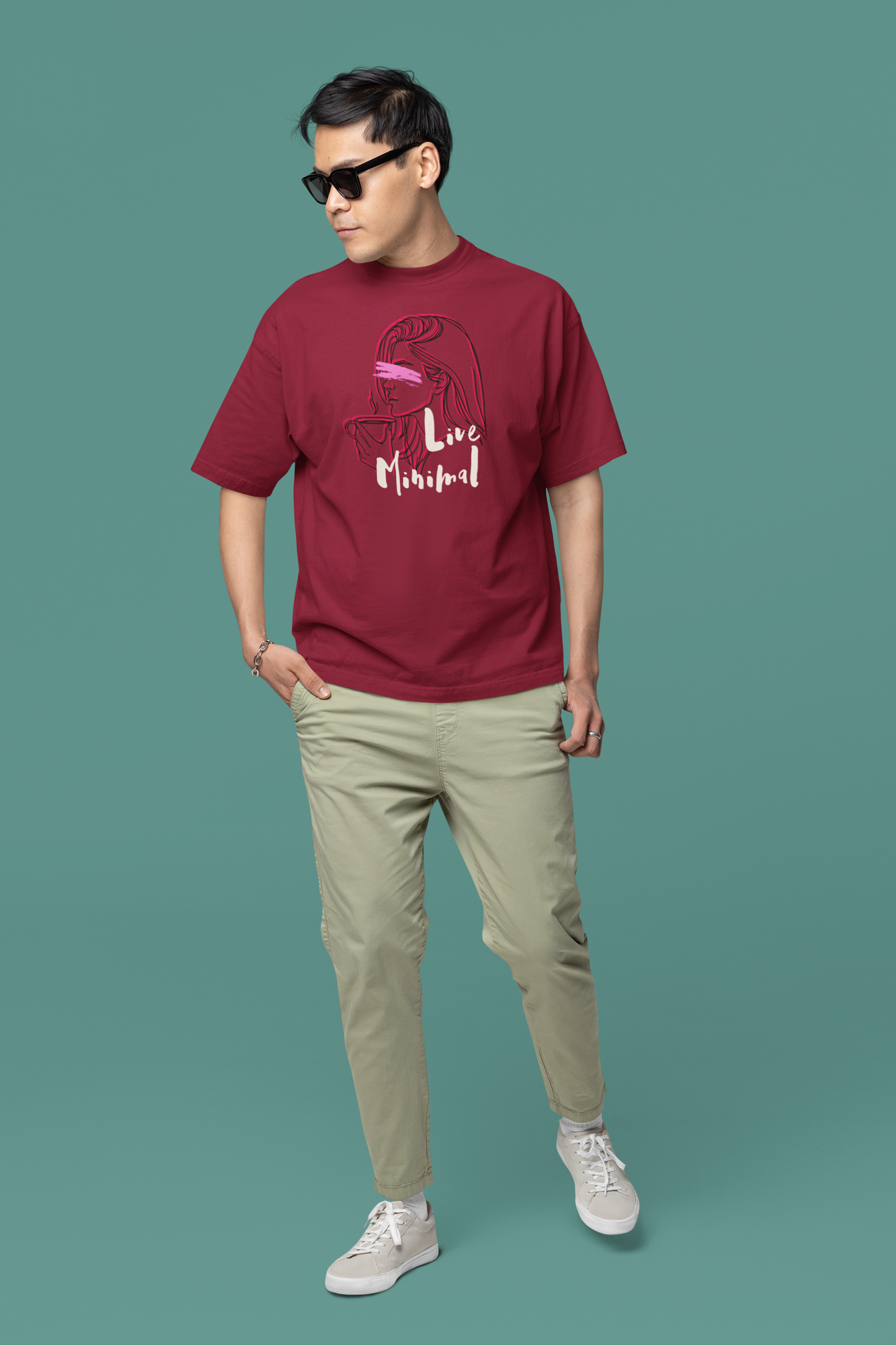 Live Minimal Oversize T-shirt