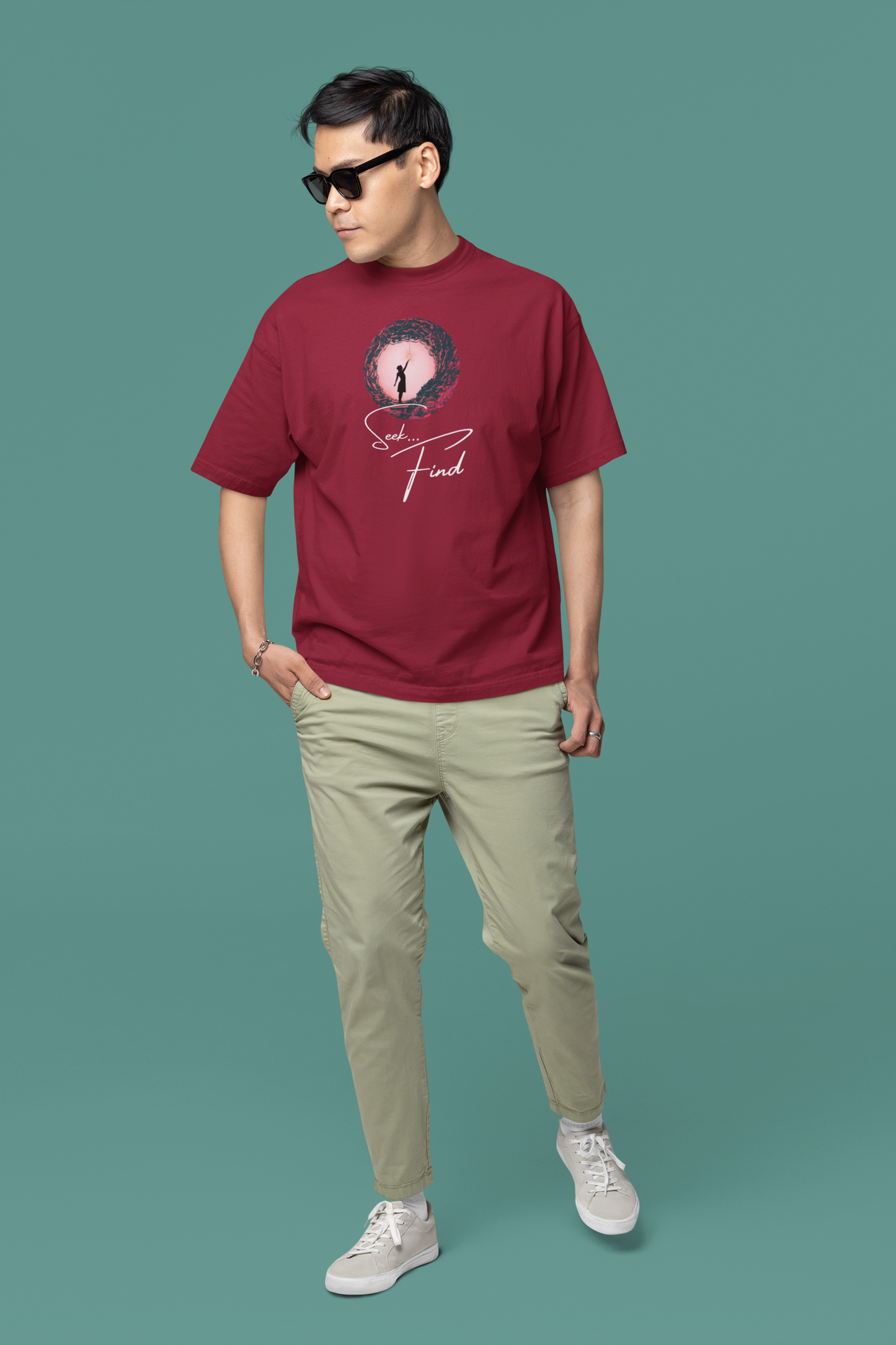 Seek Find Oversize T-shirt